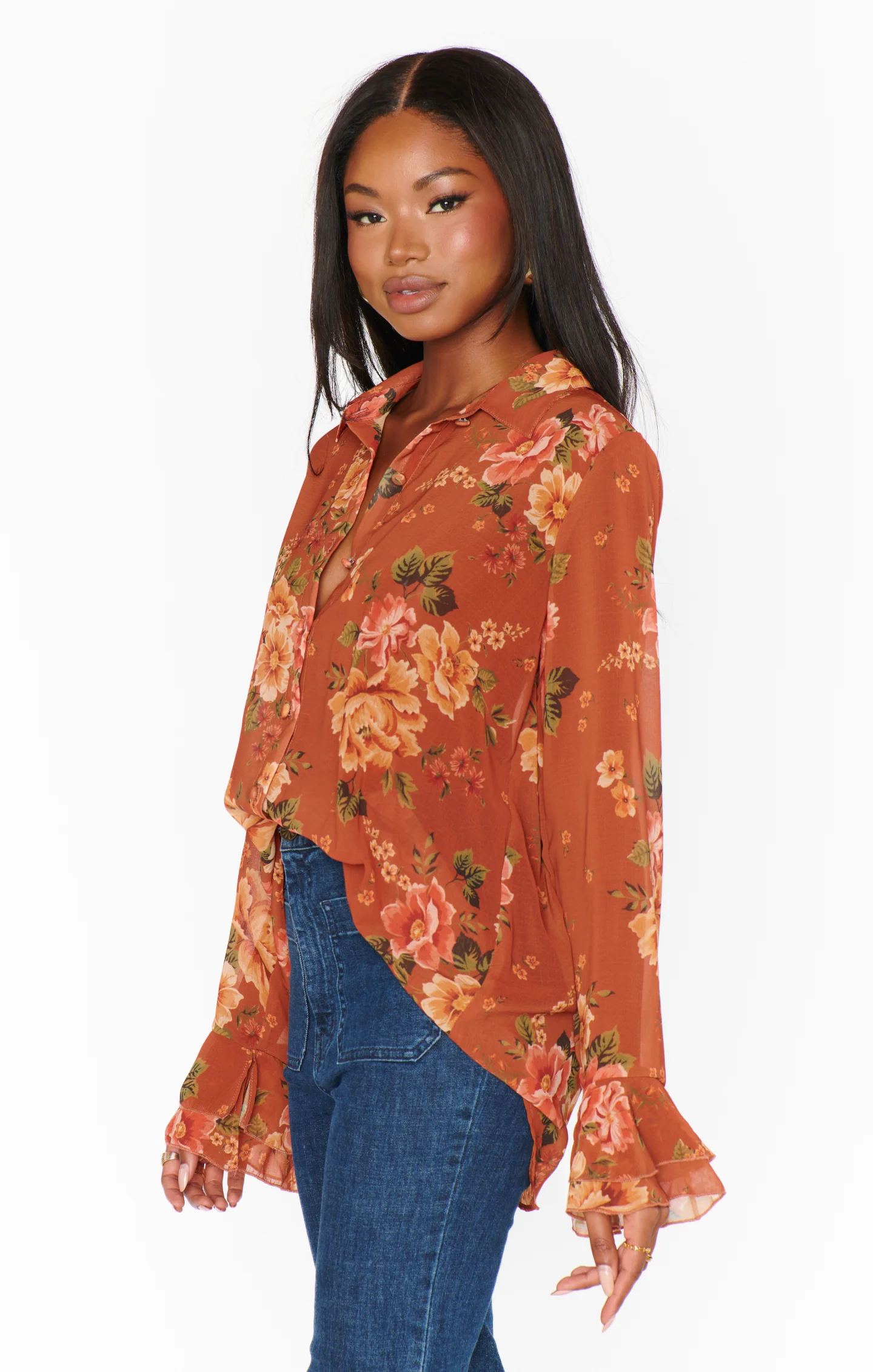 Carmela Top ~ Garden Harvest