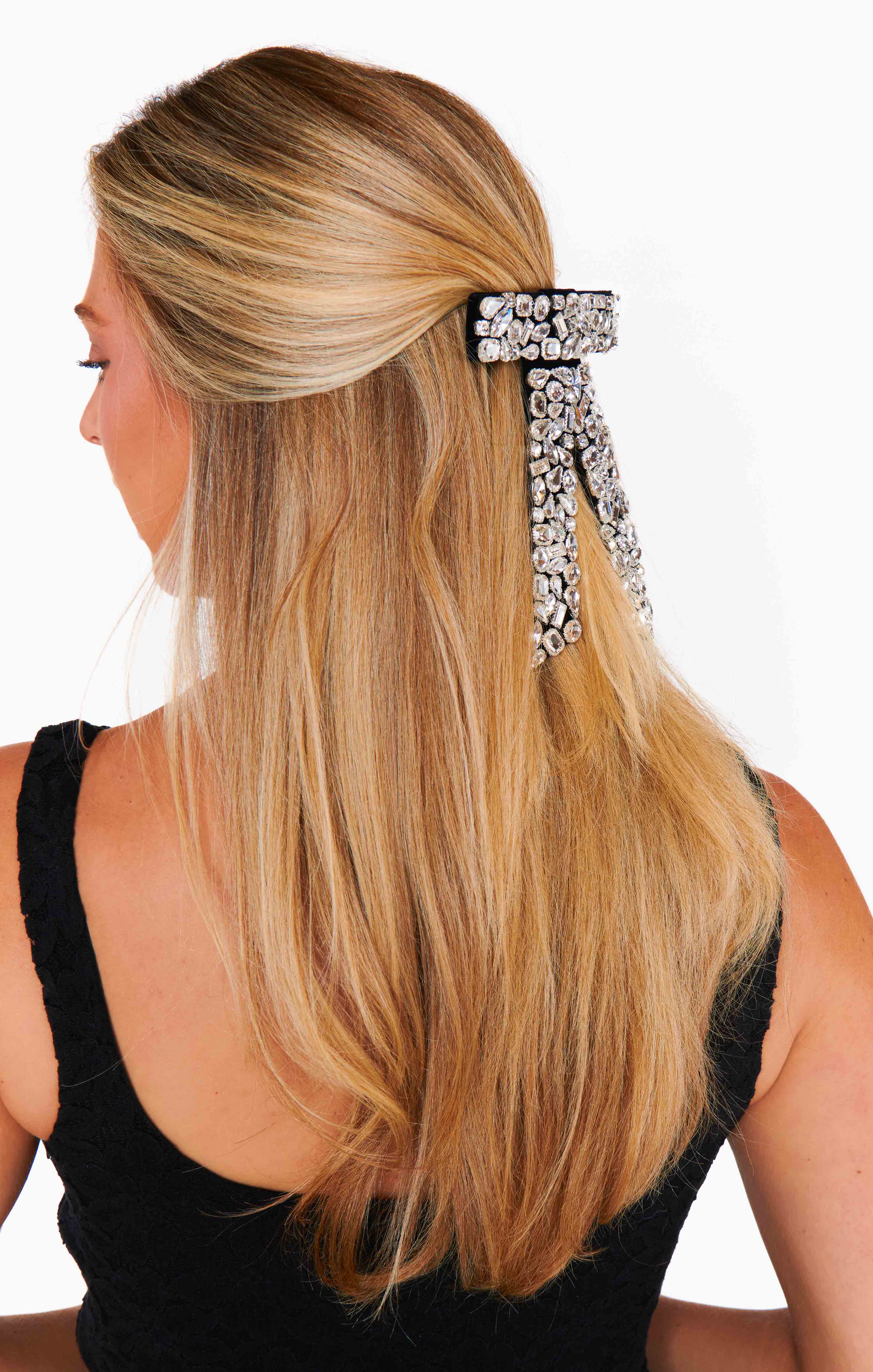 Bejeweled Hair Bow