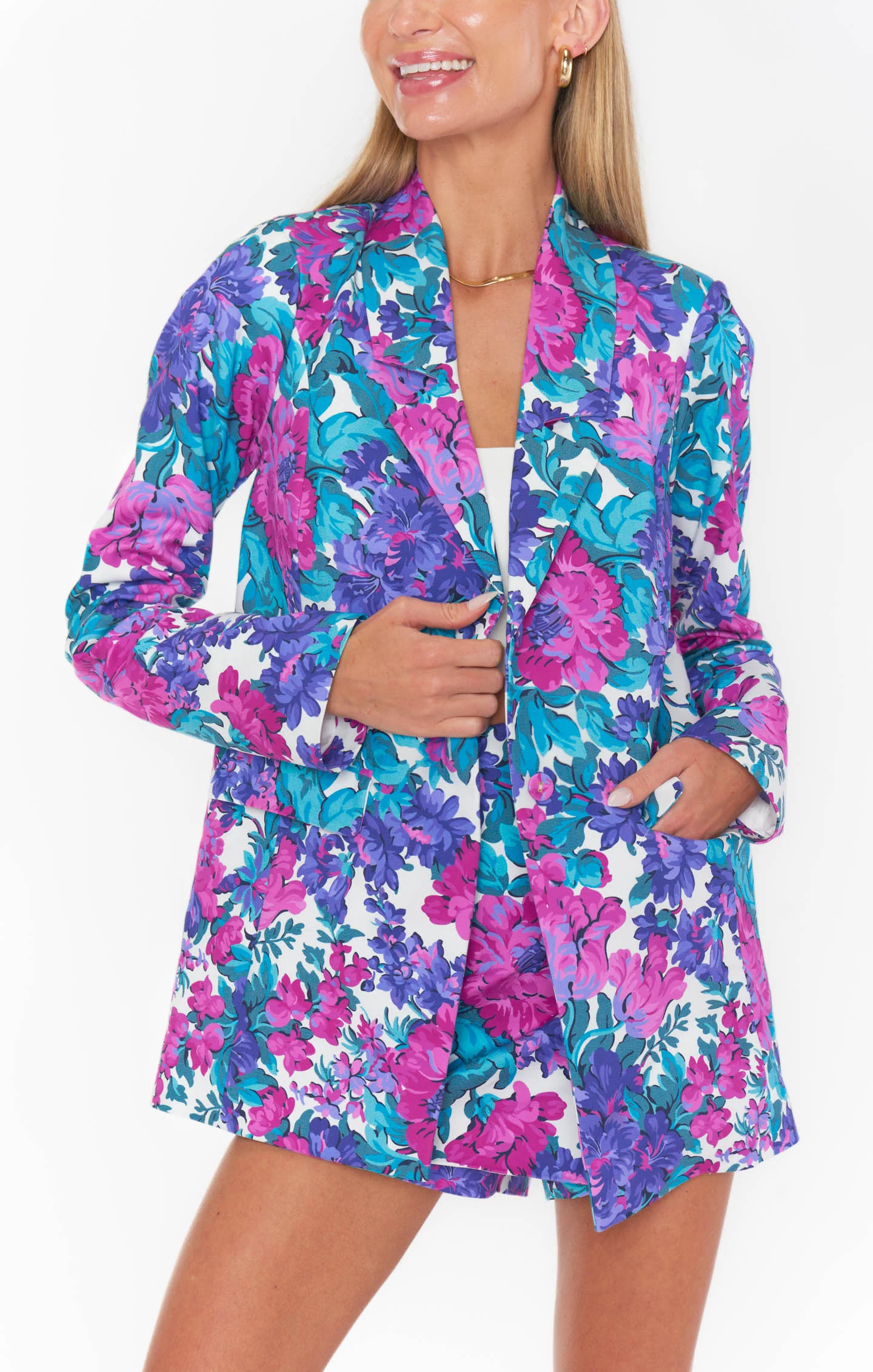 Ezra Blazer ~ Magenta Blooms