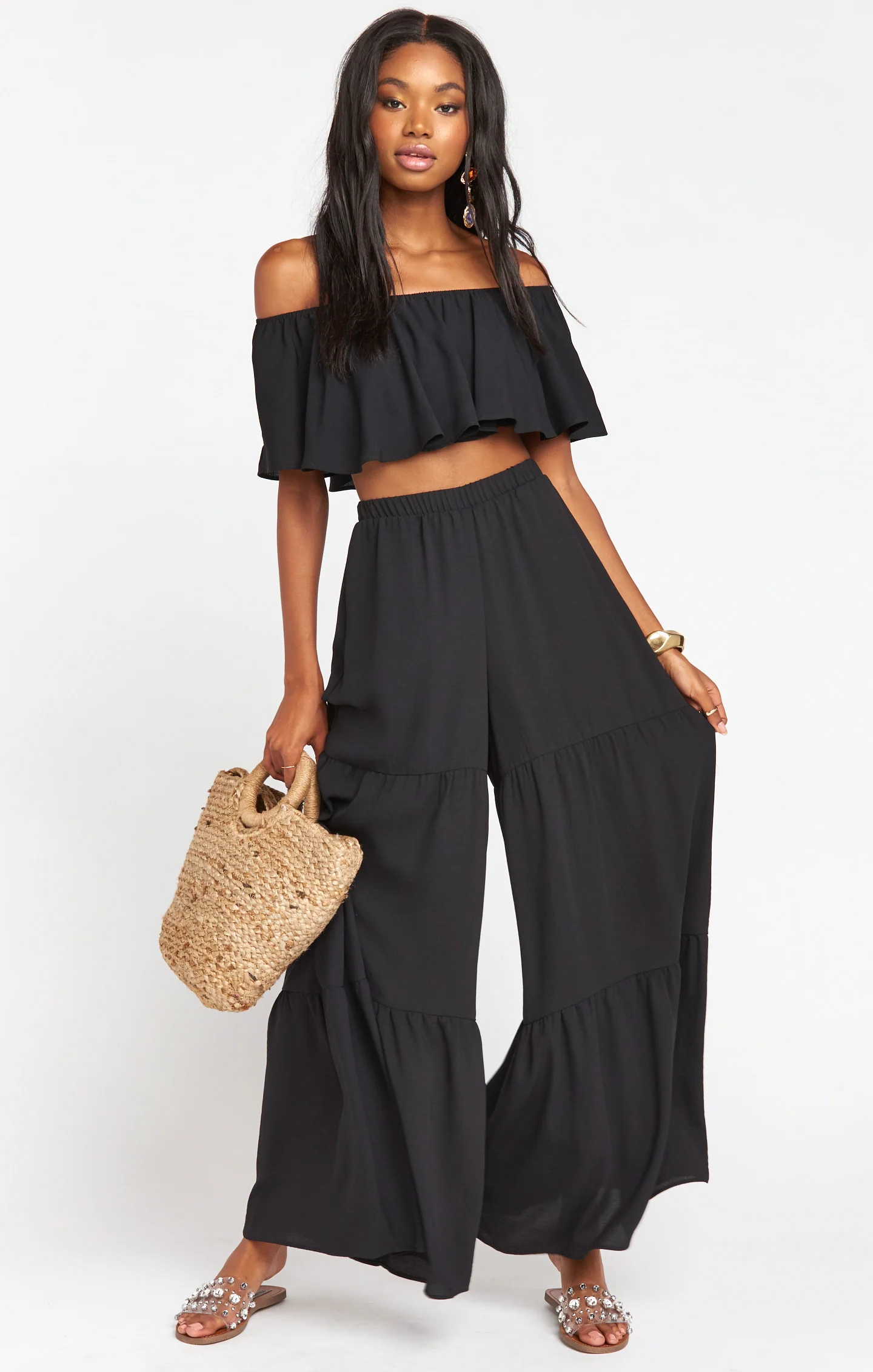 Heidi Ruffle Crop