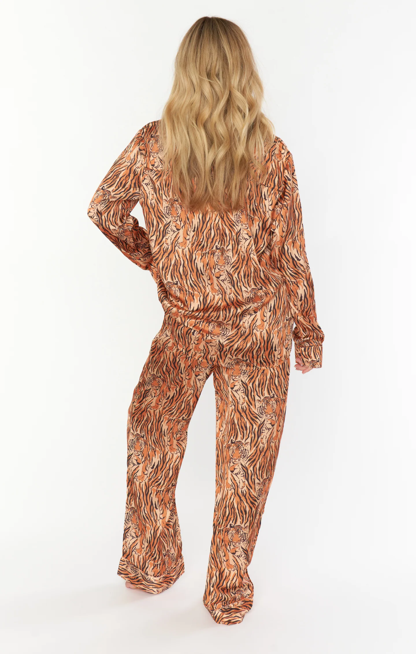 Elegant PJ Set ~ Patterned Tiger