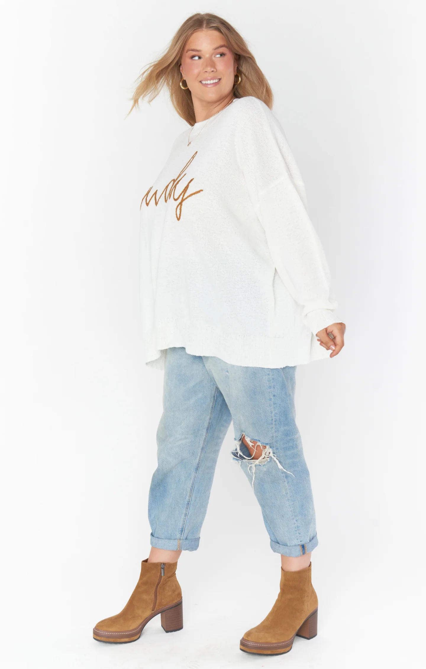 Woodland Sweater ~ Brown Knit