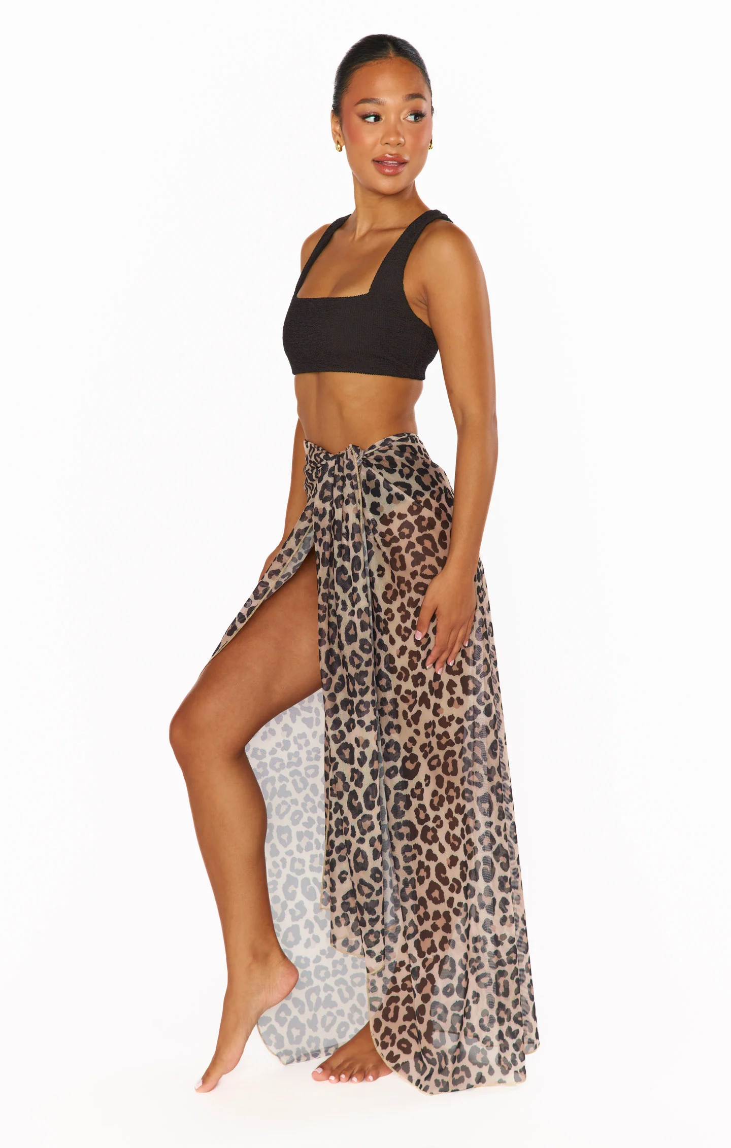 Universal Sarong ~ Cheetah Mesh
