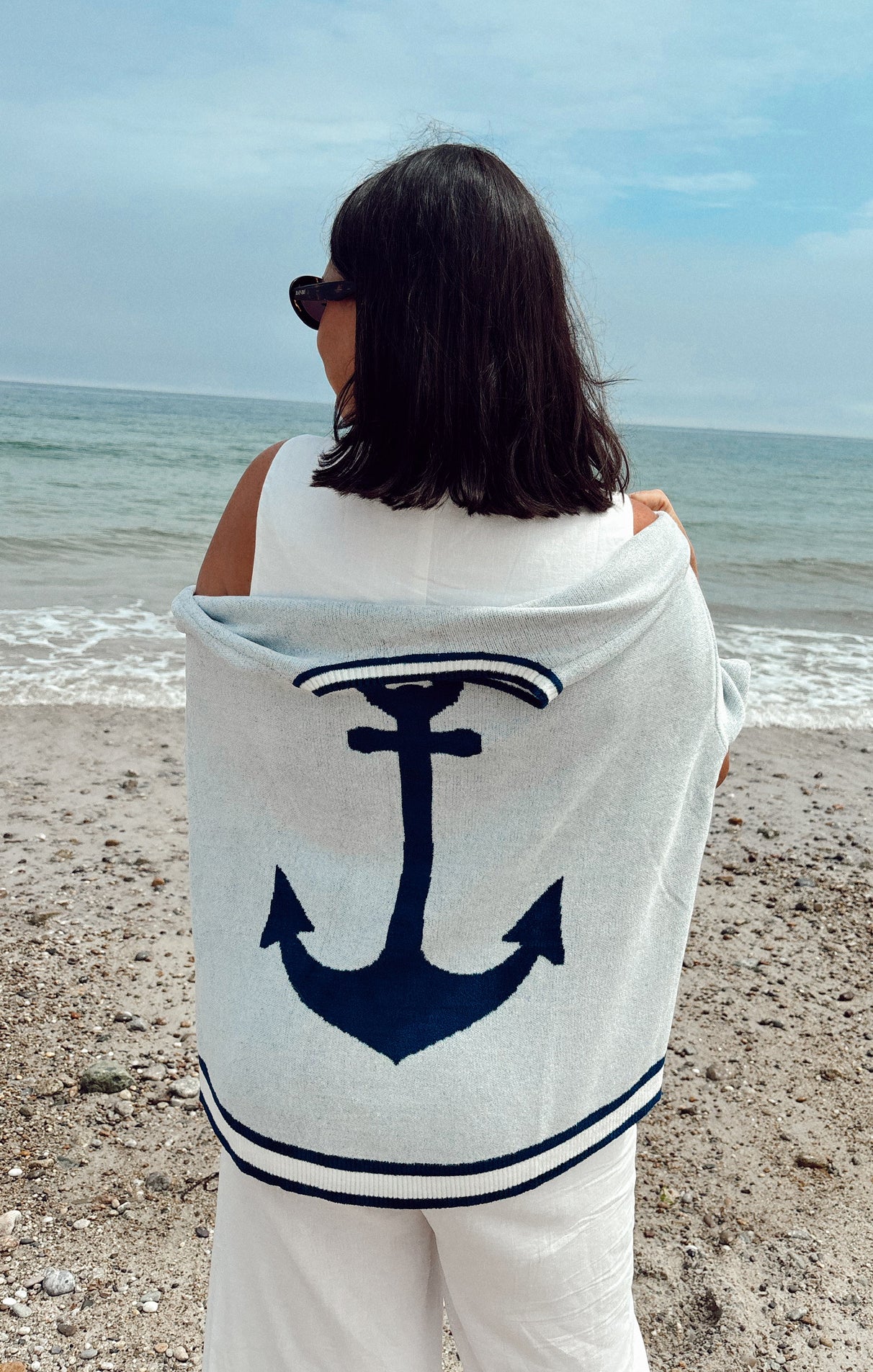 Adventure Sweater ~ Anchor Graphic Knit
