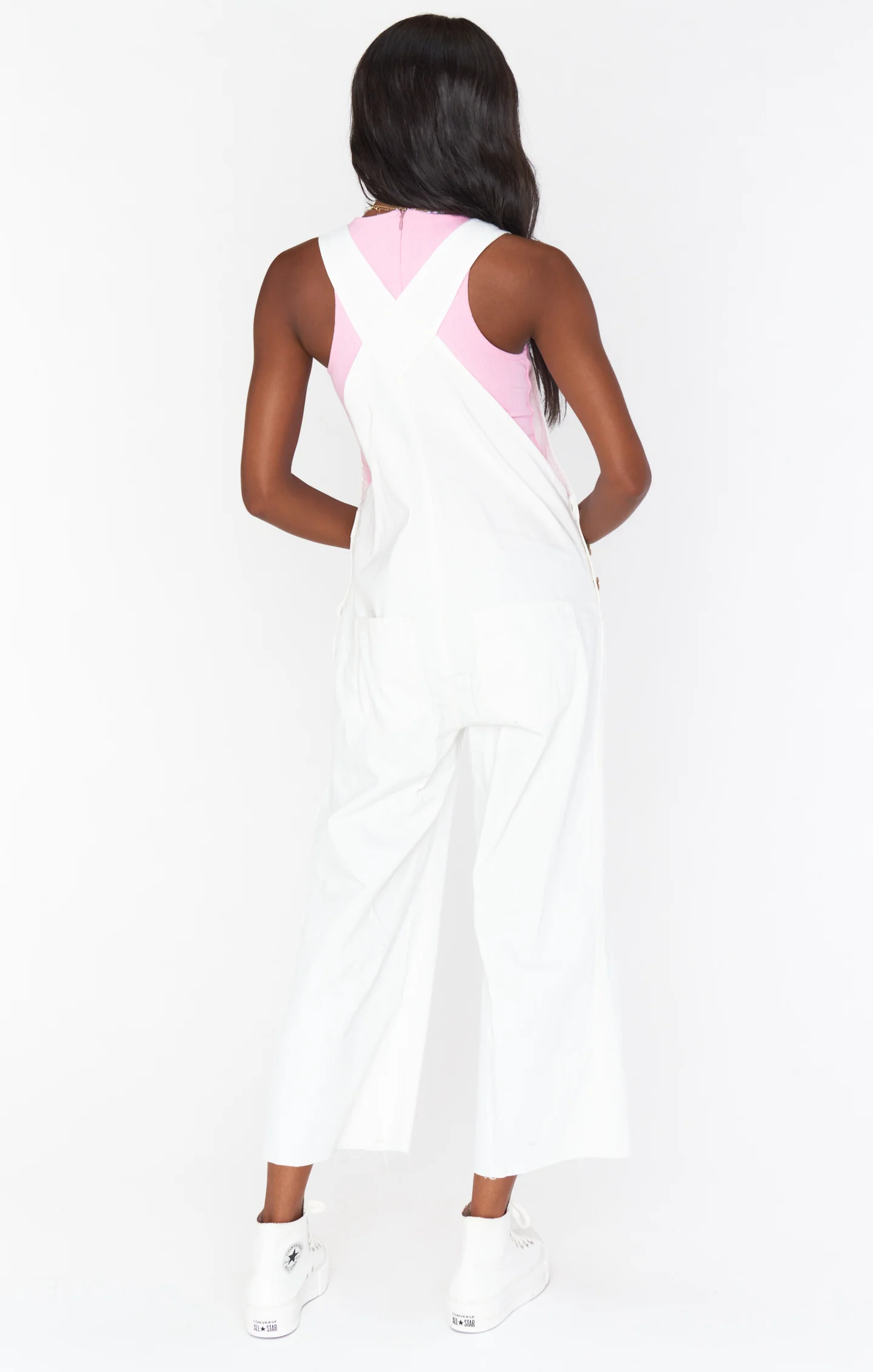 Marfa Overalls ~ Off White Denim