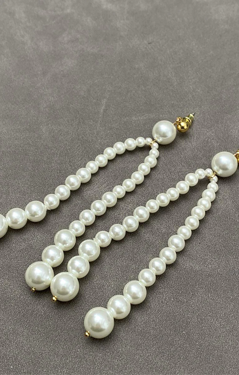 Shimmer Tassel Earrings ~ Gem