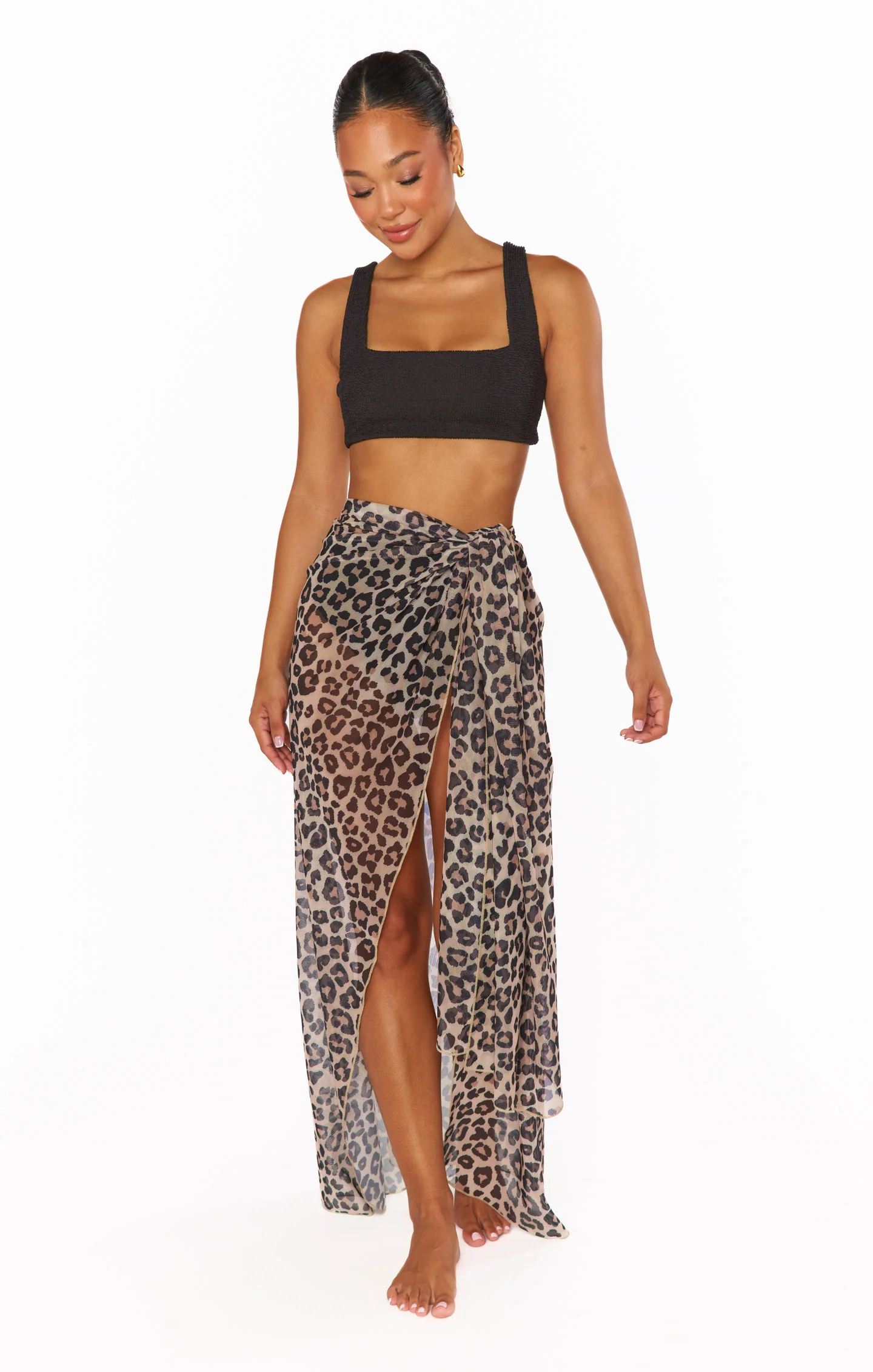 Universal Sarong ~ Cheetah Mesh