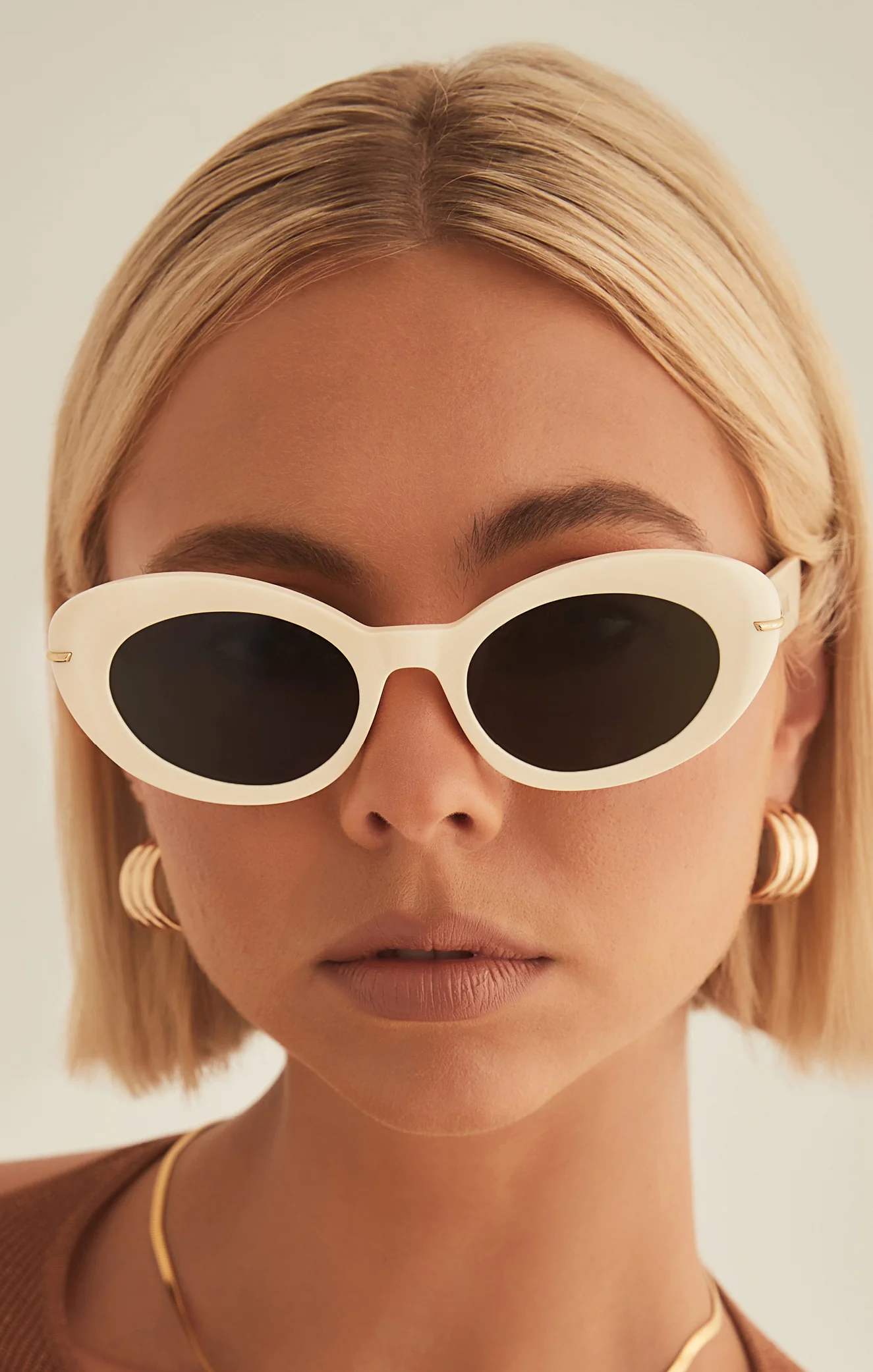 Bebé Eyewear The Rocha Sunglasses ~ Cream Ink