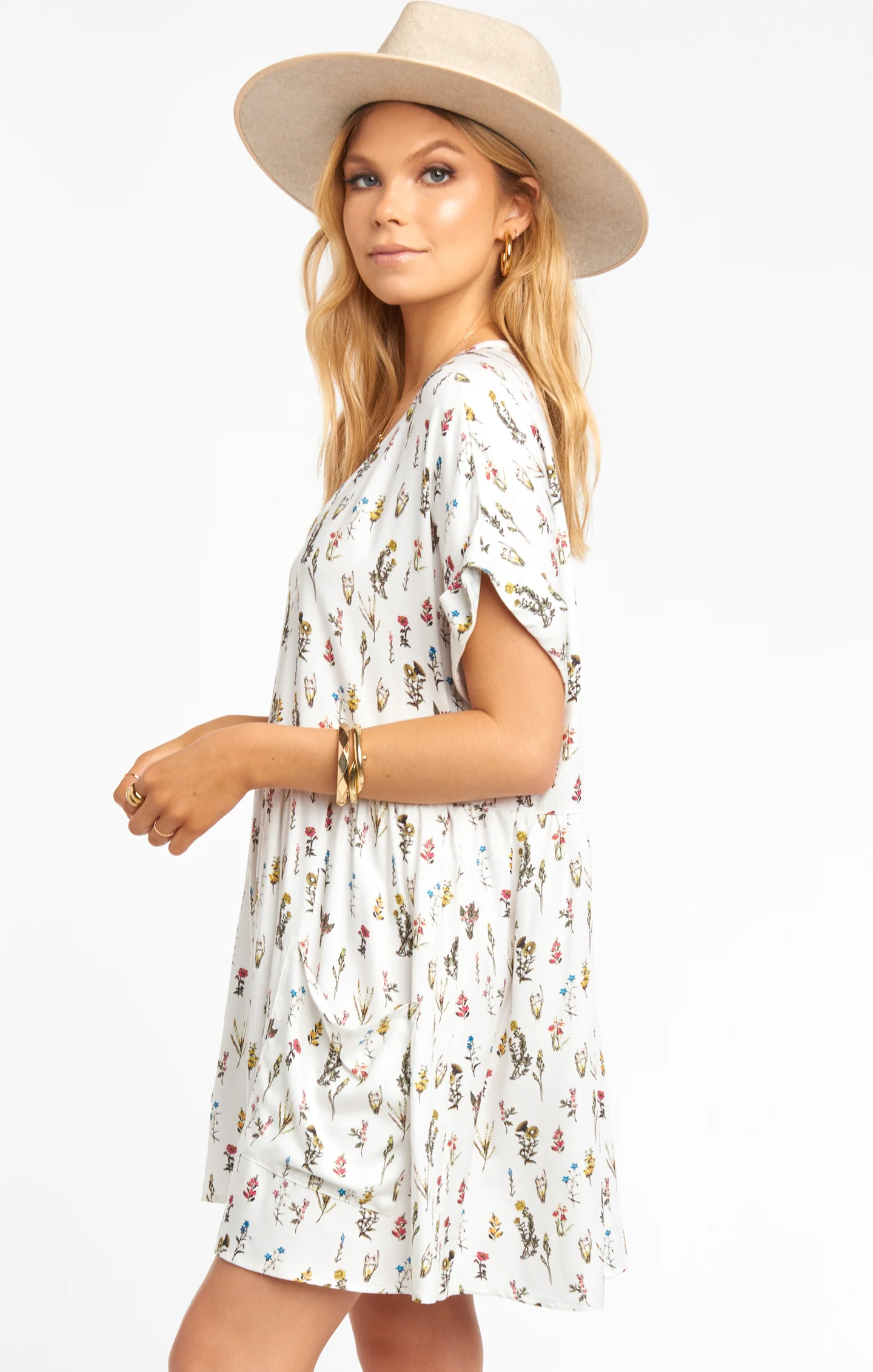 Odessa Dress ~ Mini Pressed Floral