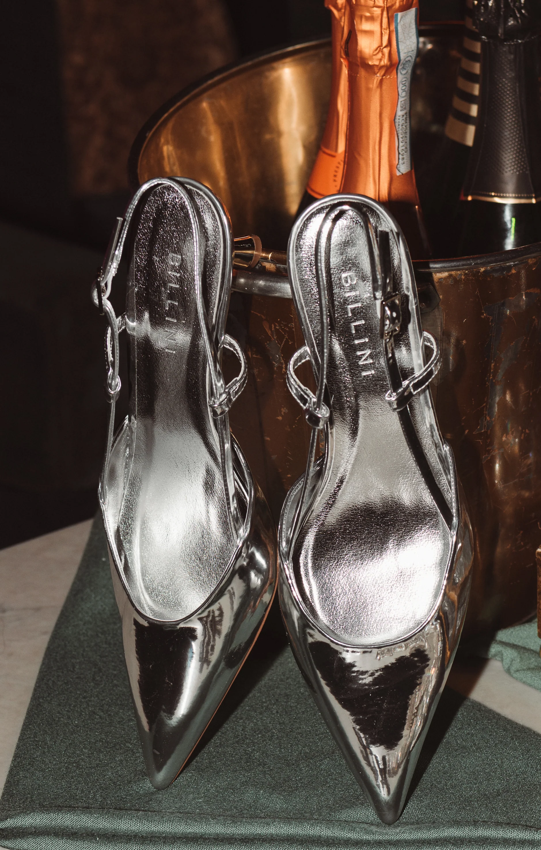 Billini Kyrie Heel ~ Silver