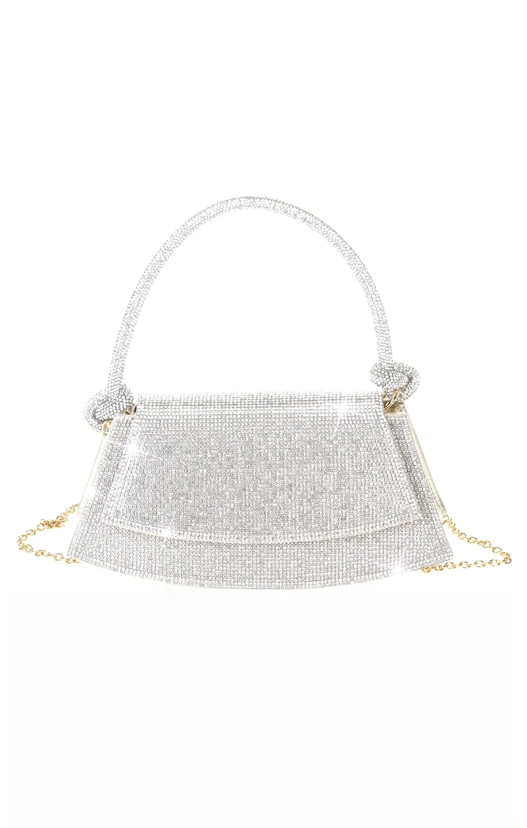 Riley Rhinestone Bag ~ Silver/Gold
