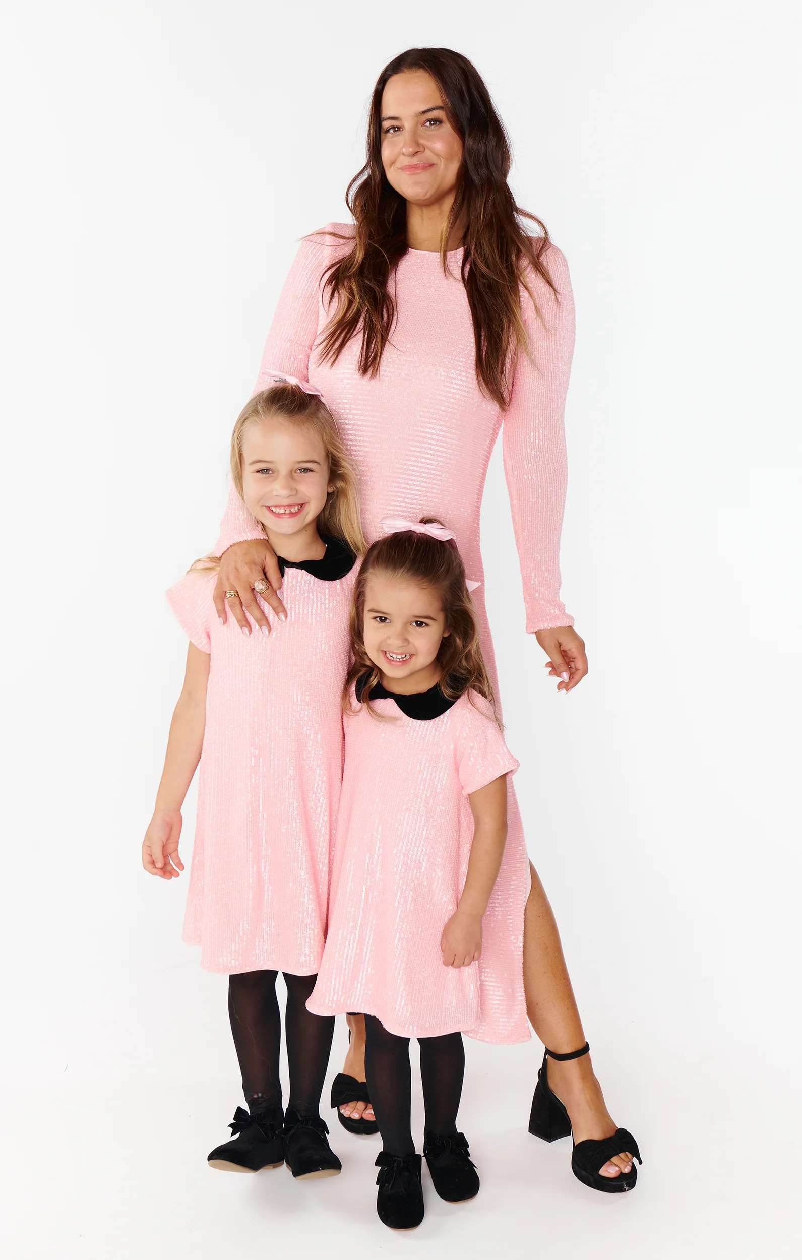 Sweet Sparkle Dress ~ Pink Sequins