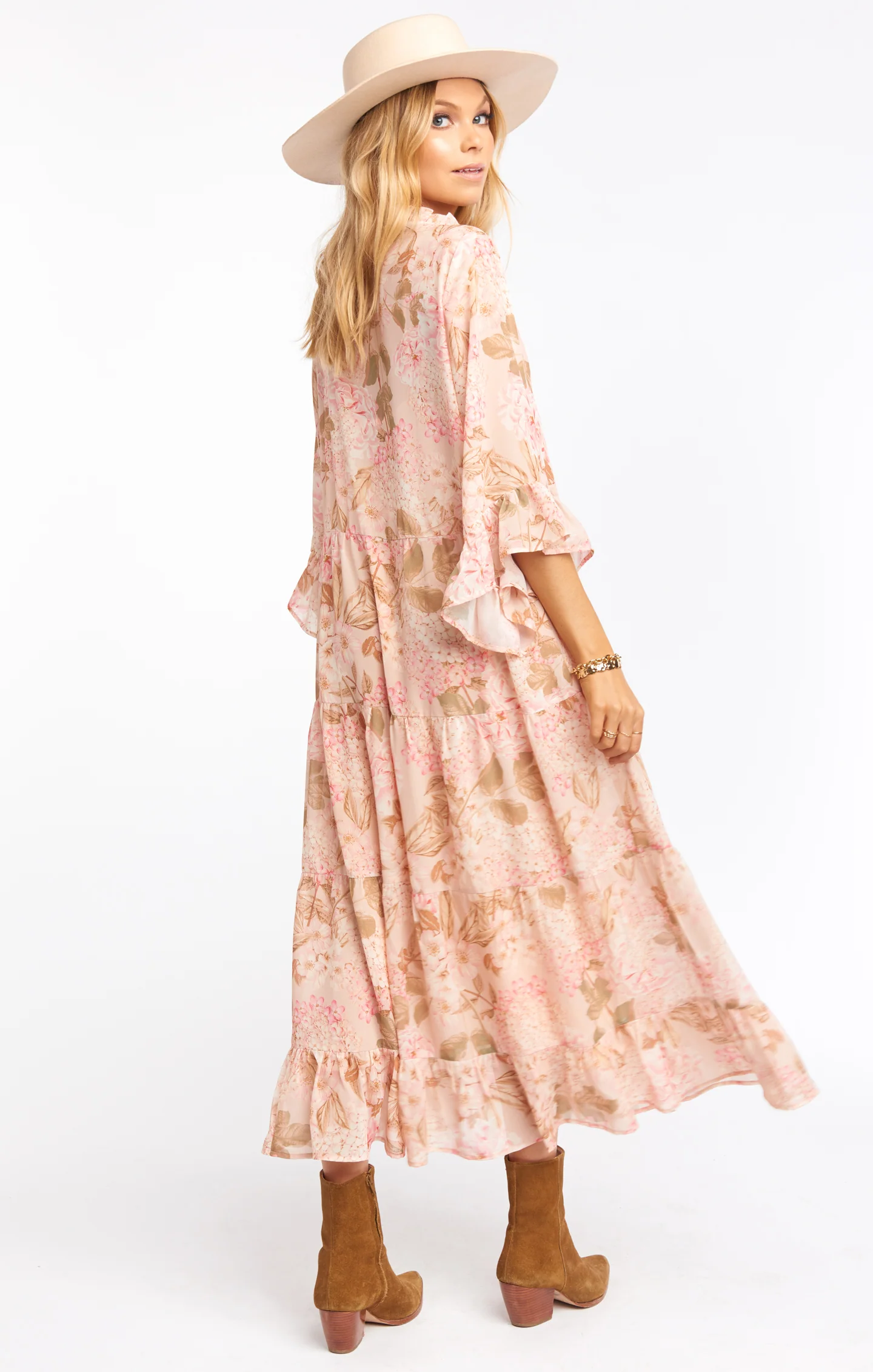 Hydrangea Maxi Dress