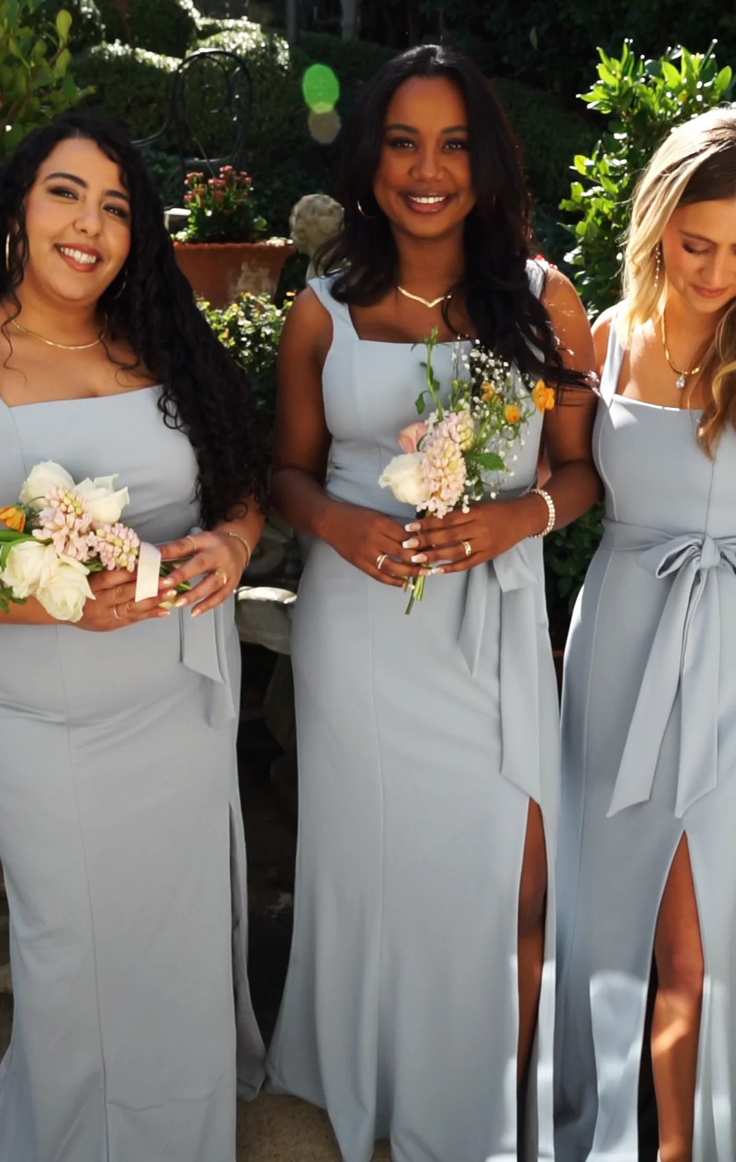 Modern Dress ~ Deep Sky Blue Stretch