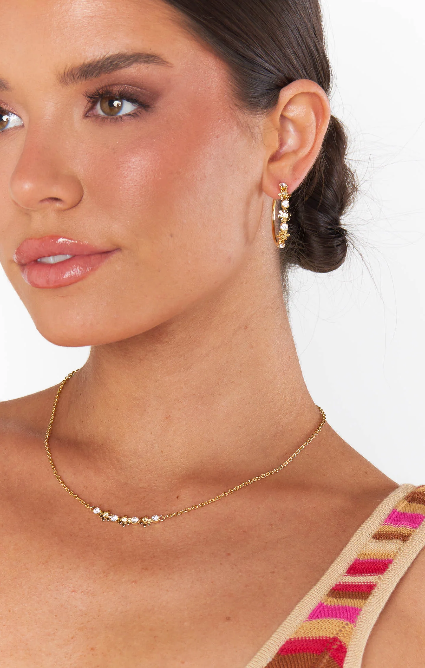 Faithy Jewels Daisy Necklace ~ Gold