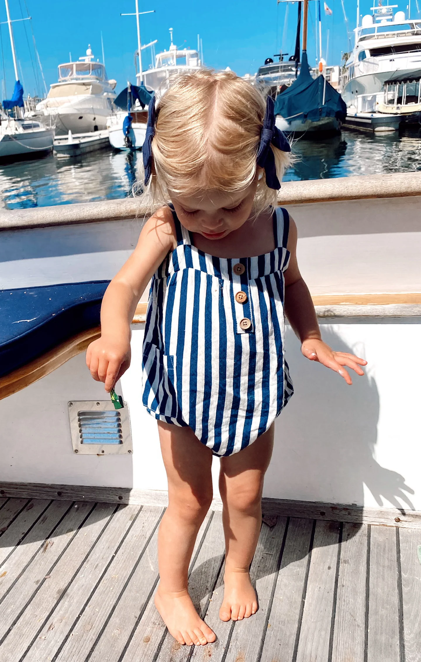 Nash Onesie ~ Ocean Stripe