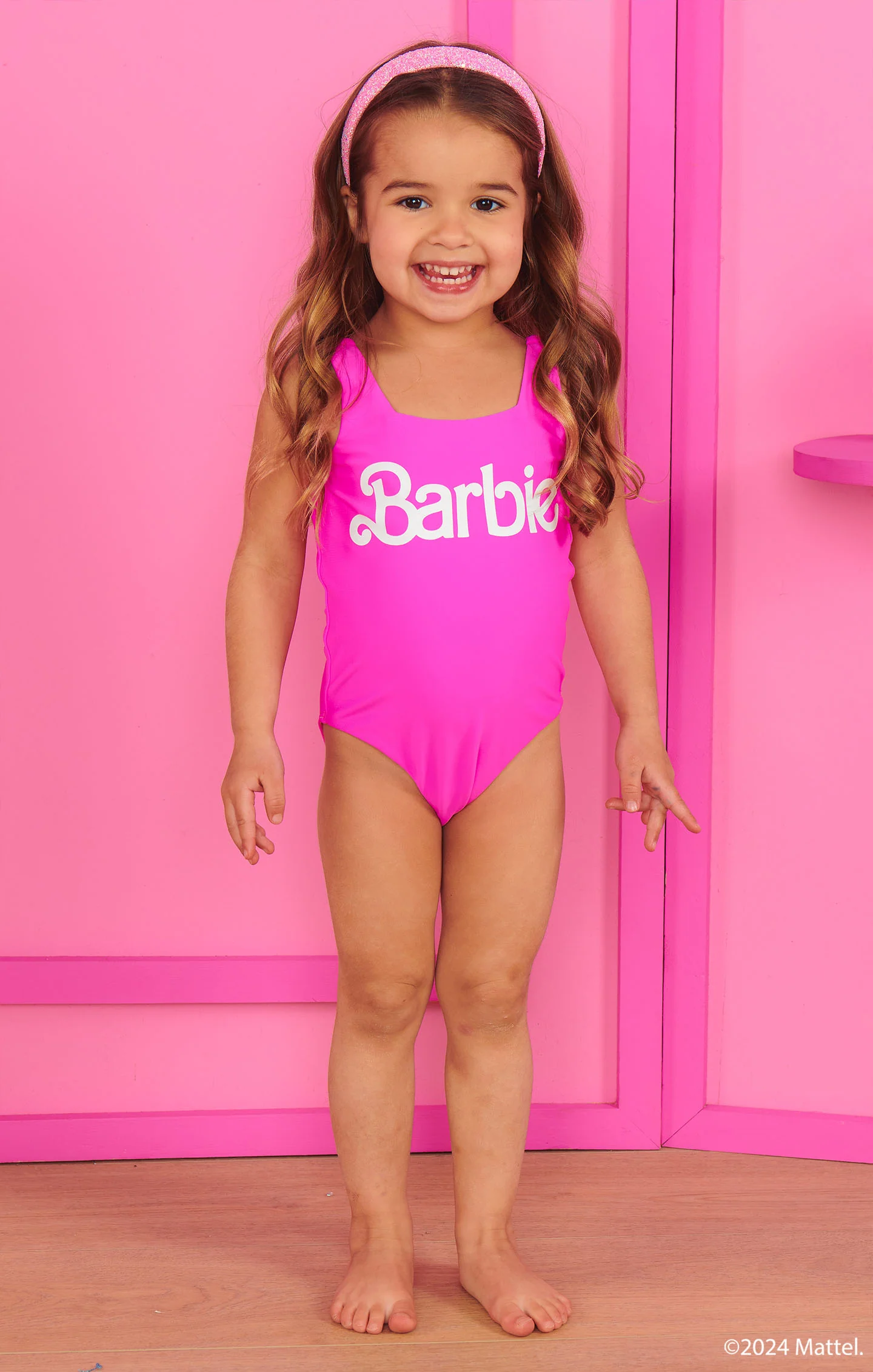 Lil Barbie™ Babe One Piece ~ Malibu Pink