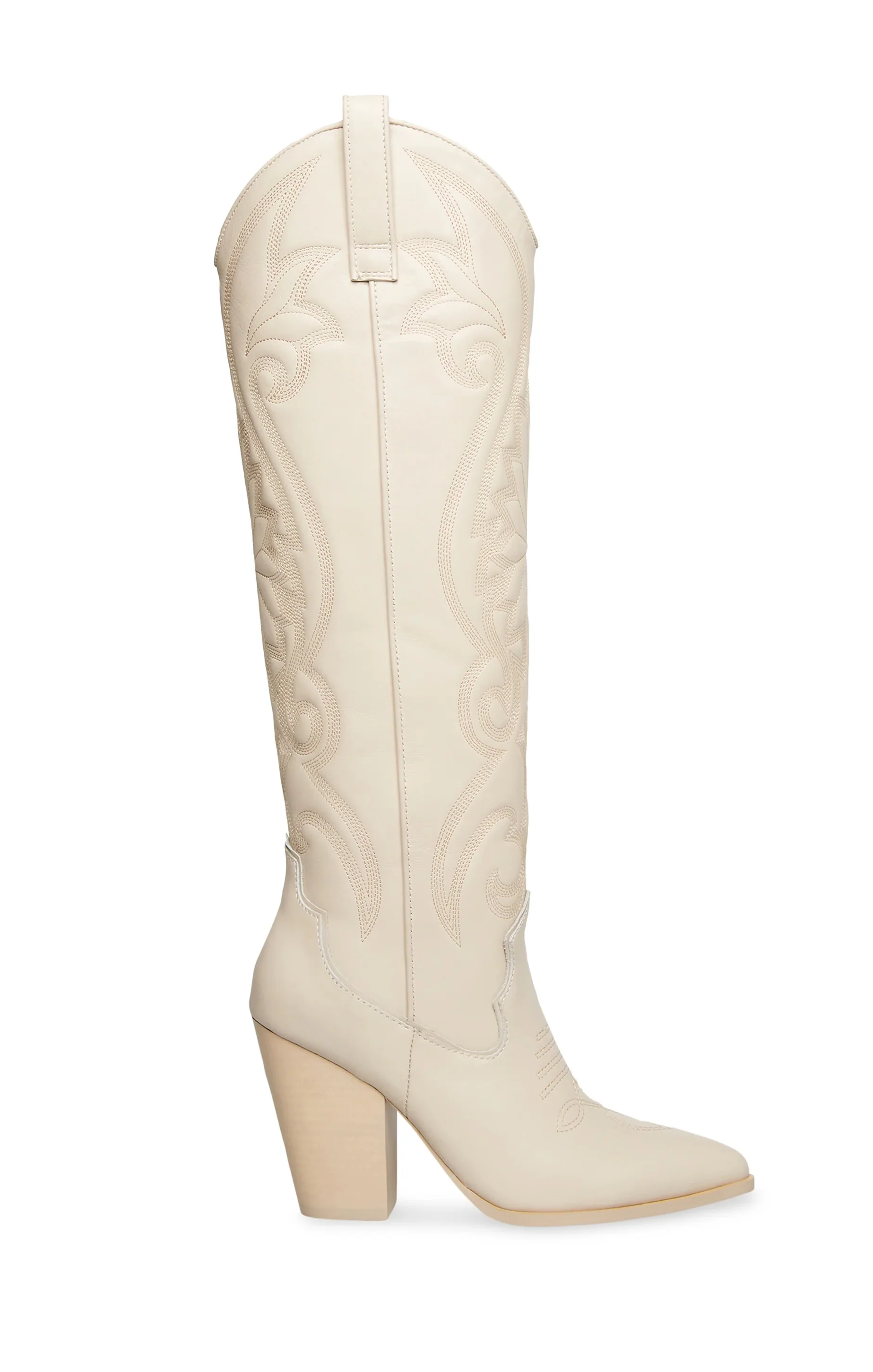 Steve Madden Lasso Western Boot ~ Bone