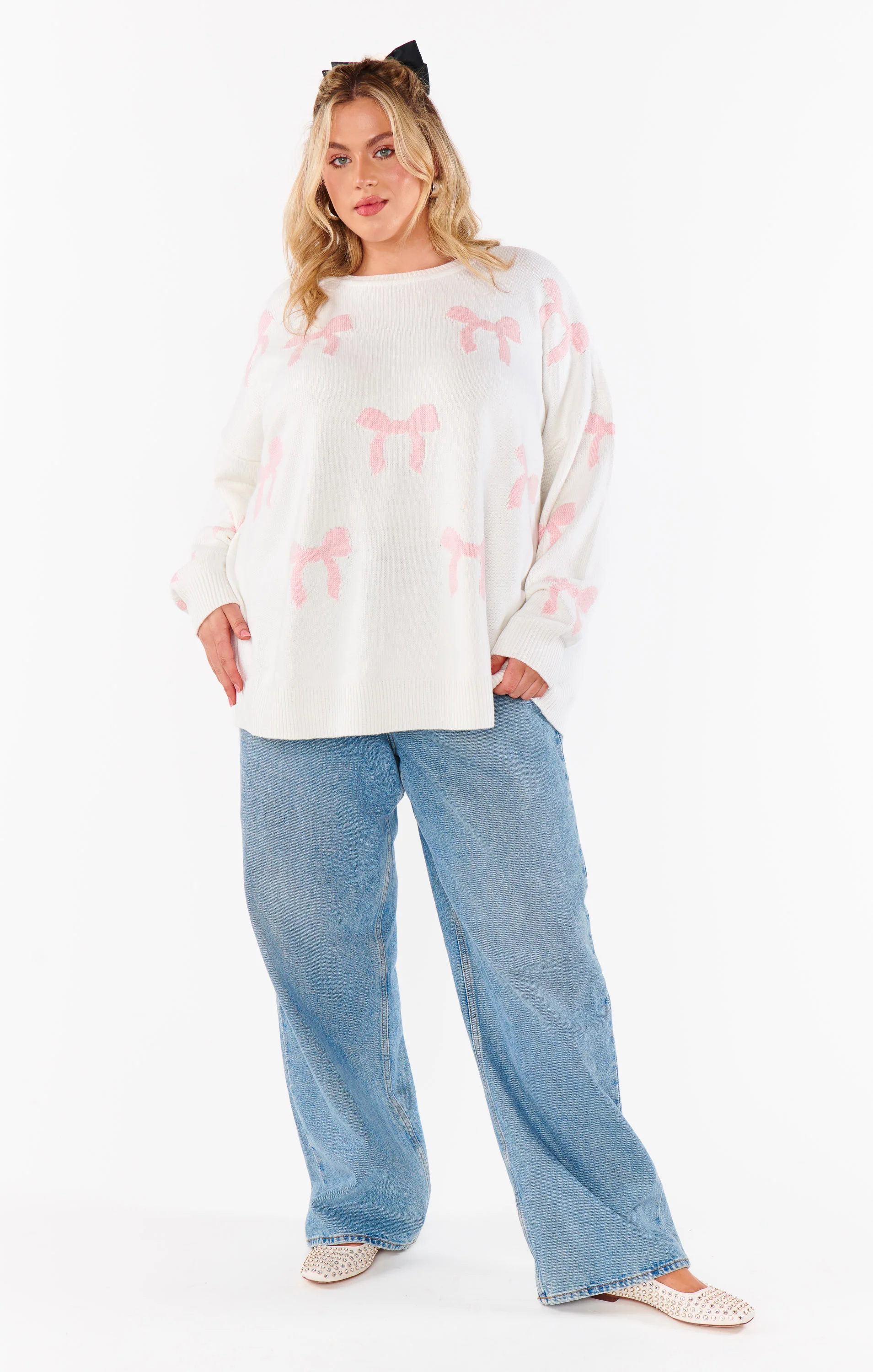 Gabrielle Sweater ~ Put a Bow On It Knit