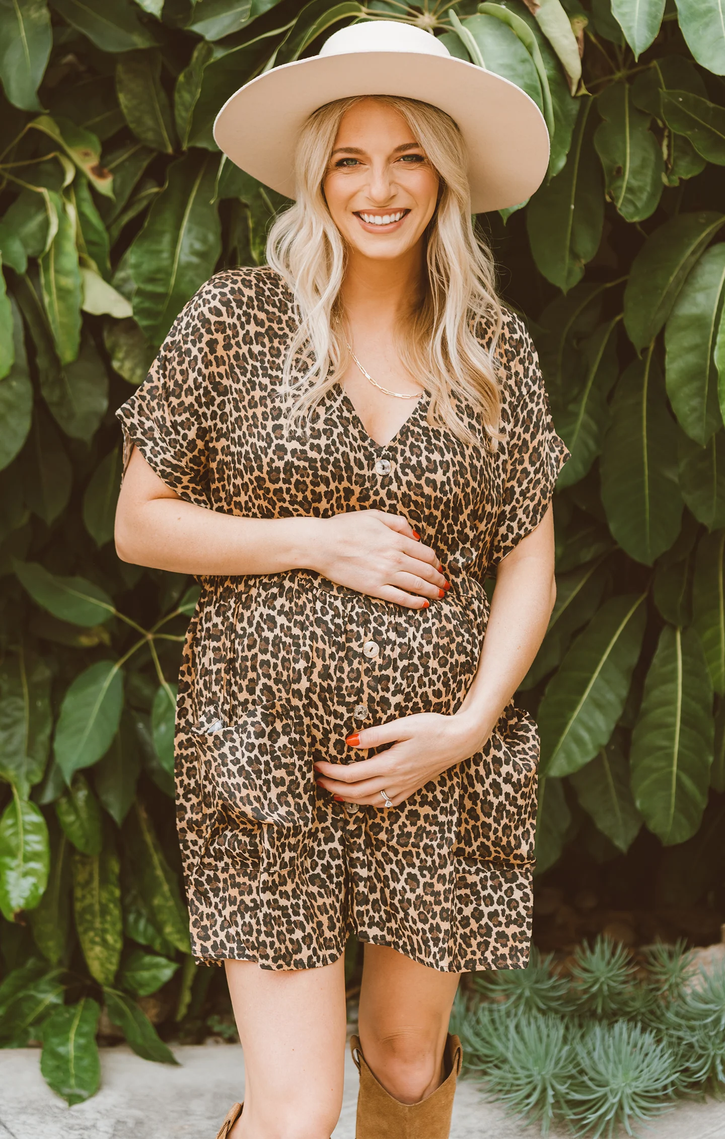 Odessa Dress ~ Latte Cheetah