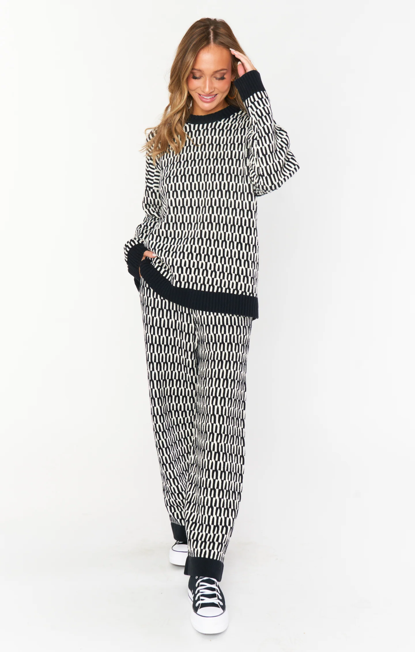 Chilly Sweater ~ Metro Geo Knit