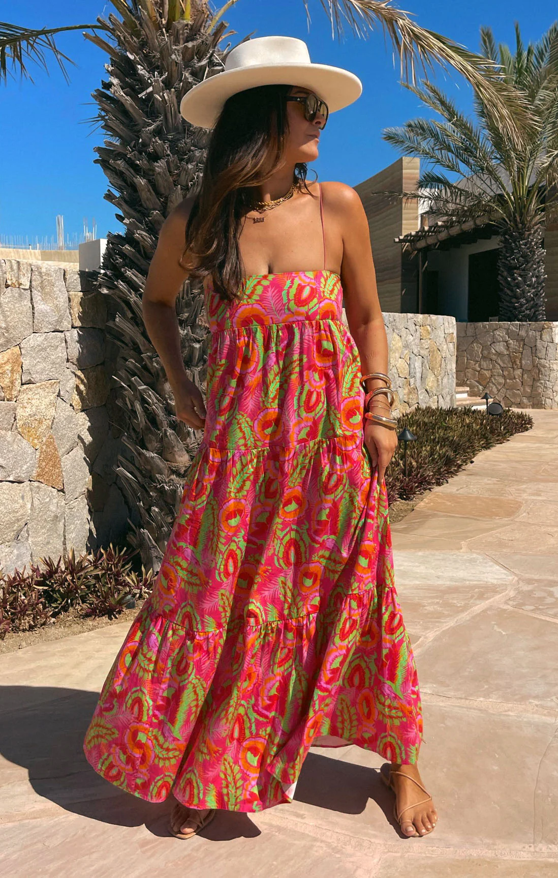 Long Weekend Maxi Dress ~ Paradise Palms