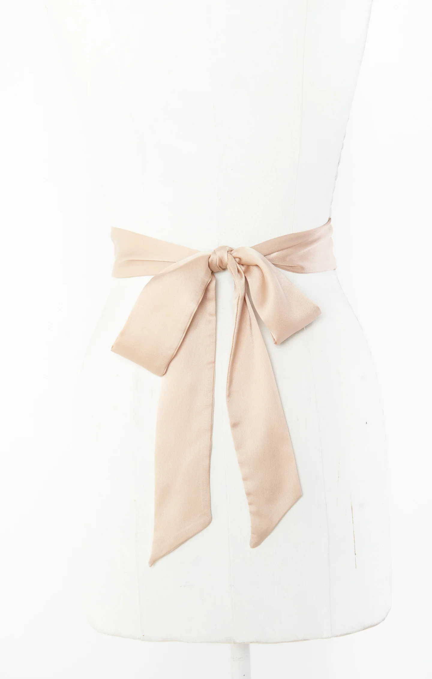 Bridesmaid Sash ~ Champagne Luxe Satin