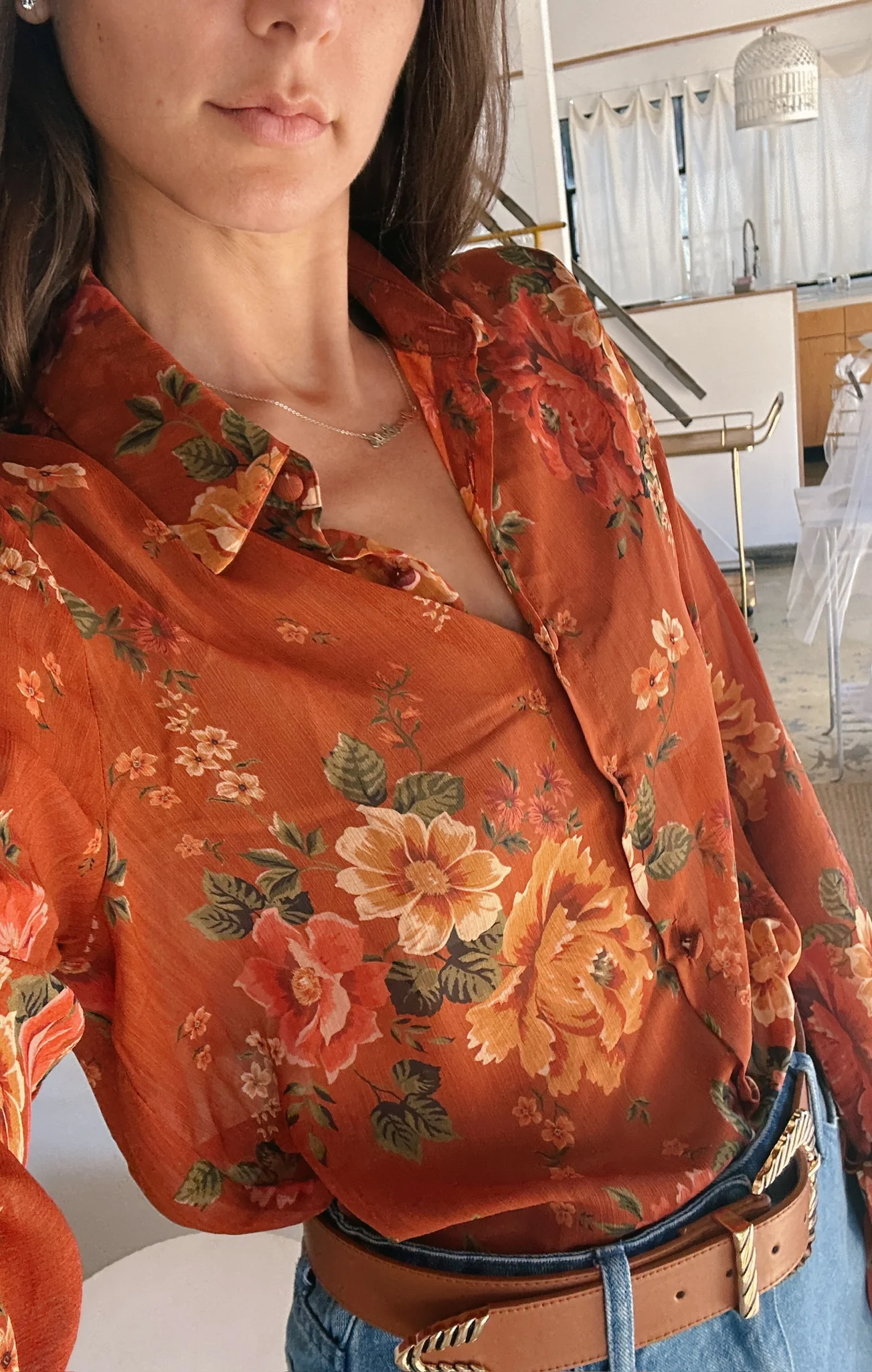 Carmela Top ~ Garden Harvest