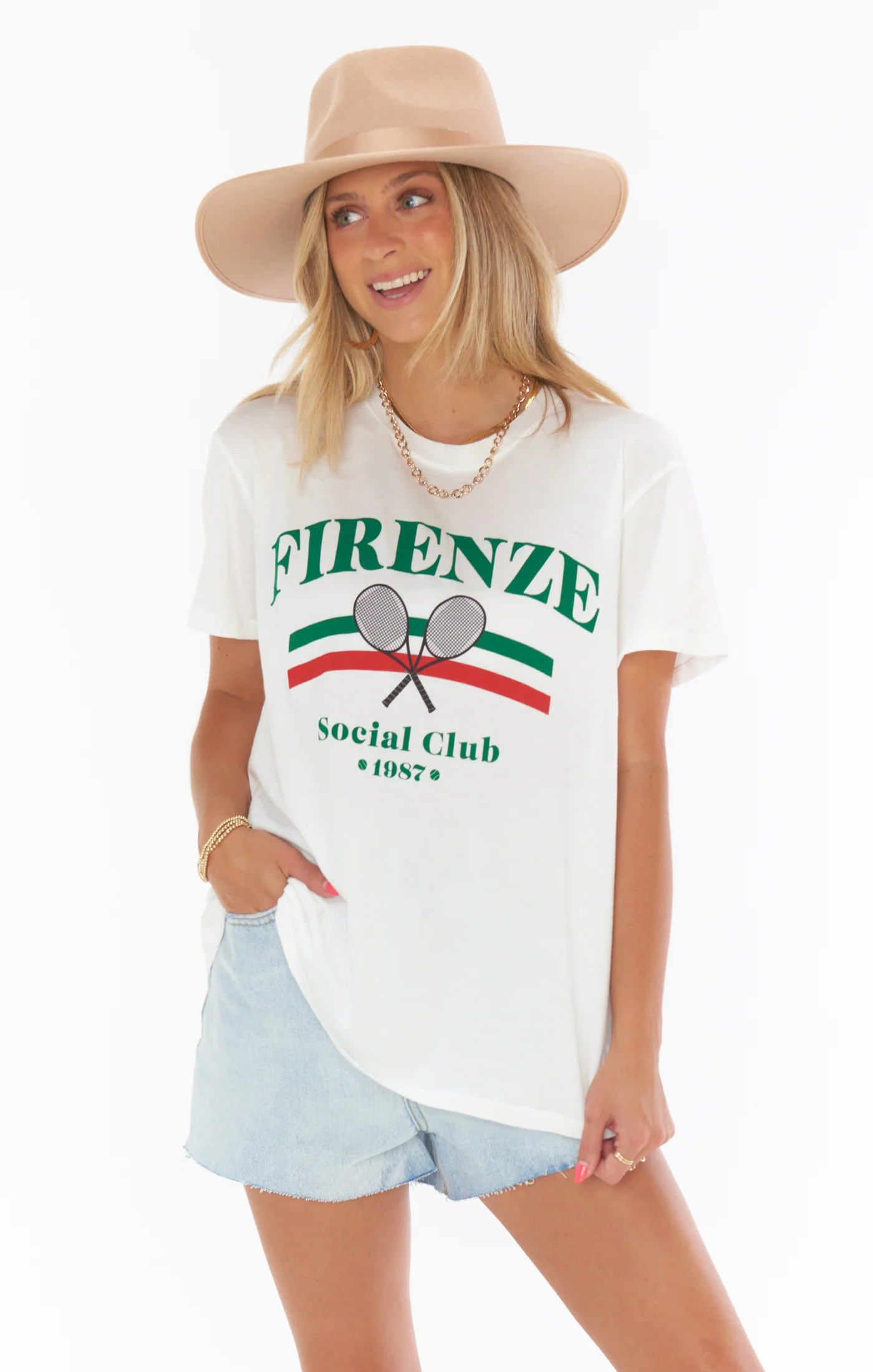 Italy Tee ~ Firenze Social Club Graphic