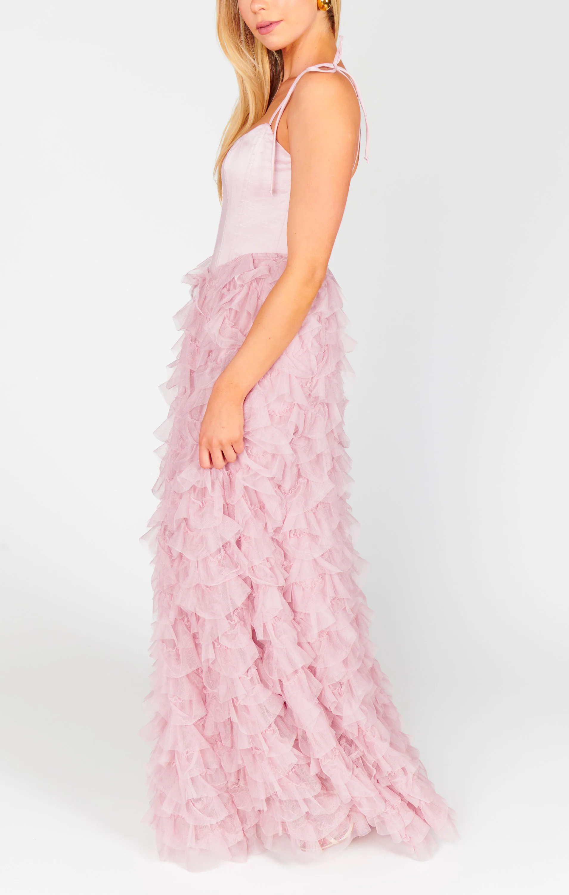 Francesca Maxi Dress ~ Ballet Slipper Ruffle Tulle
