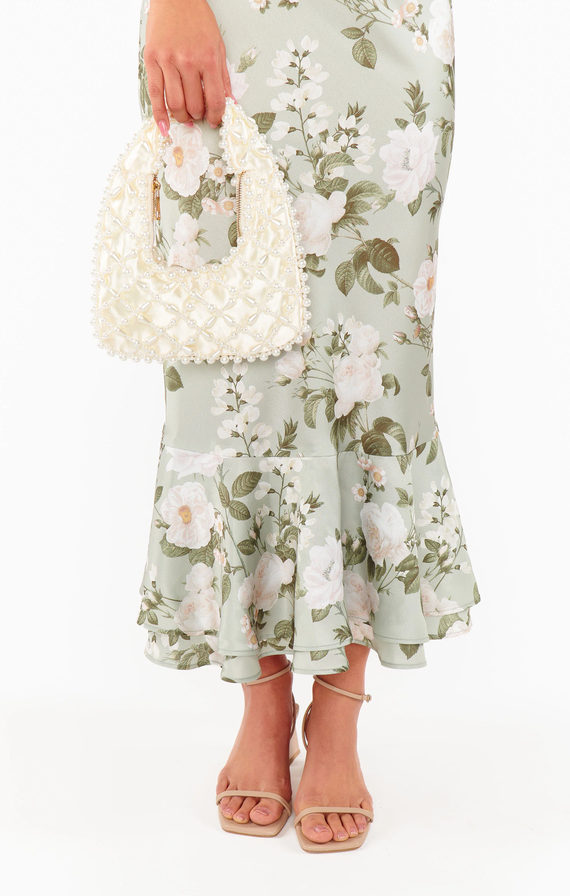 Adeline Pearly Bag ~ White