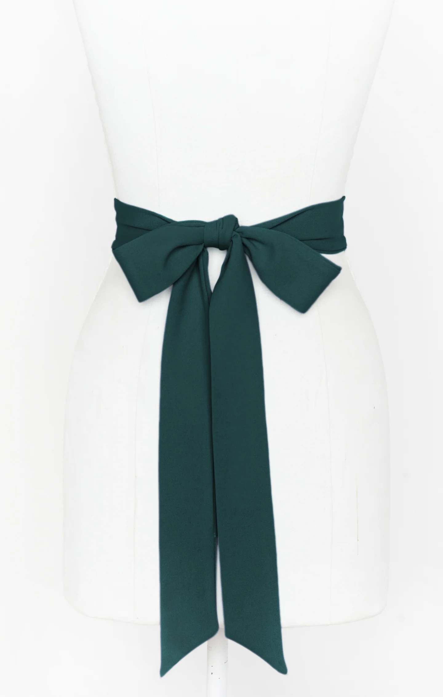 Wedding Sash ~ Green Elastic