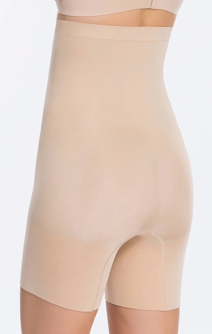SPANX OnCore High-Waisted Mid-Thigh Short ~ Soft Nude