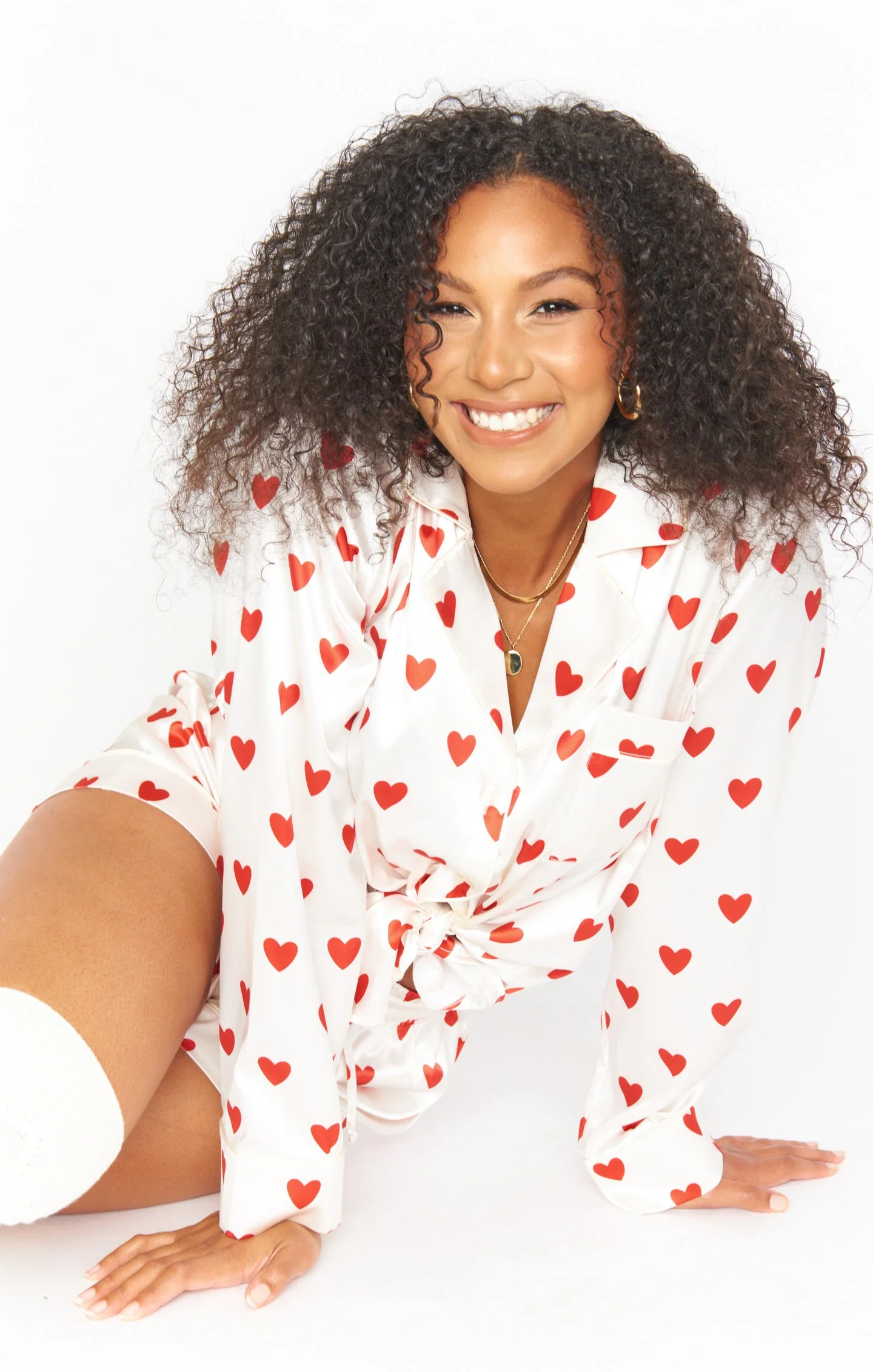 Favorite PJ Set ~ Queen of Hearts Silky