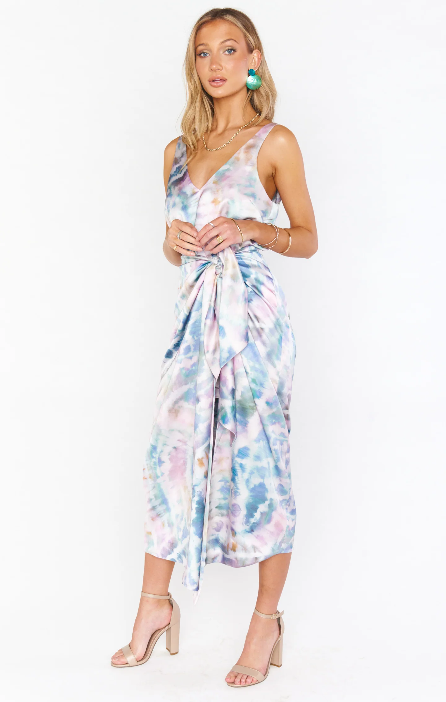 Hampton Wrap Dress ~ Tie Dye