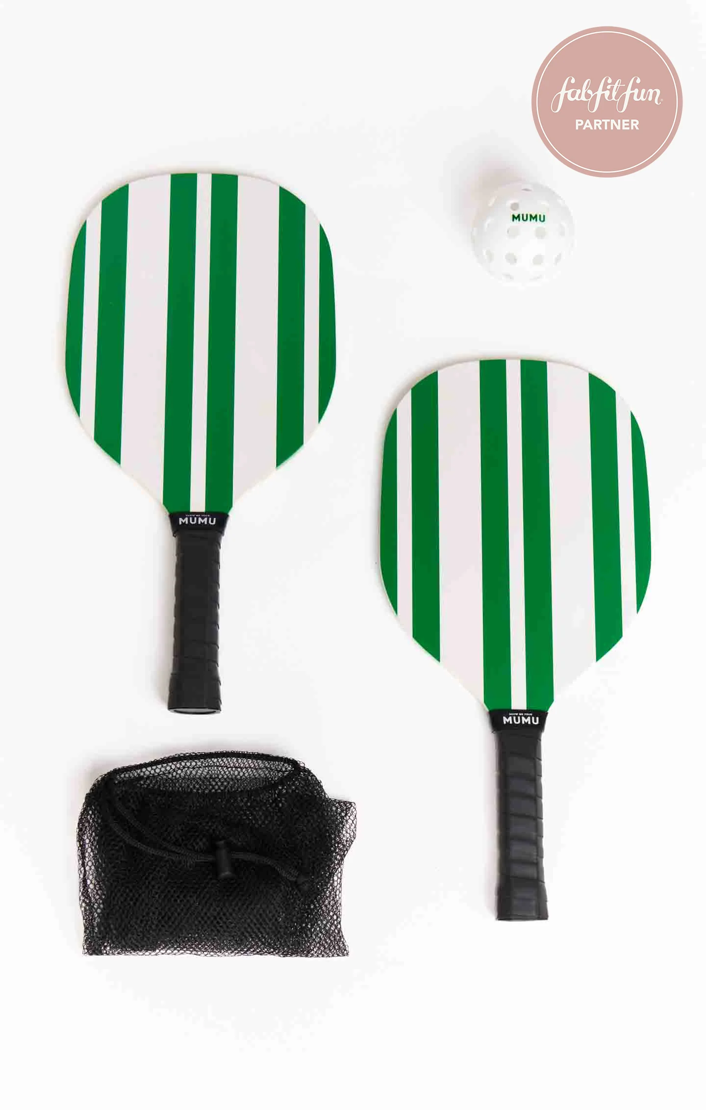 Pickleball Set ~ Green/White