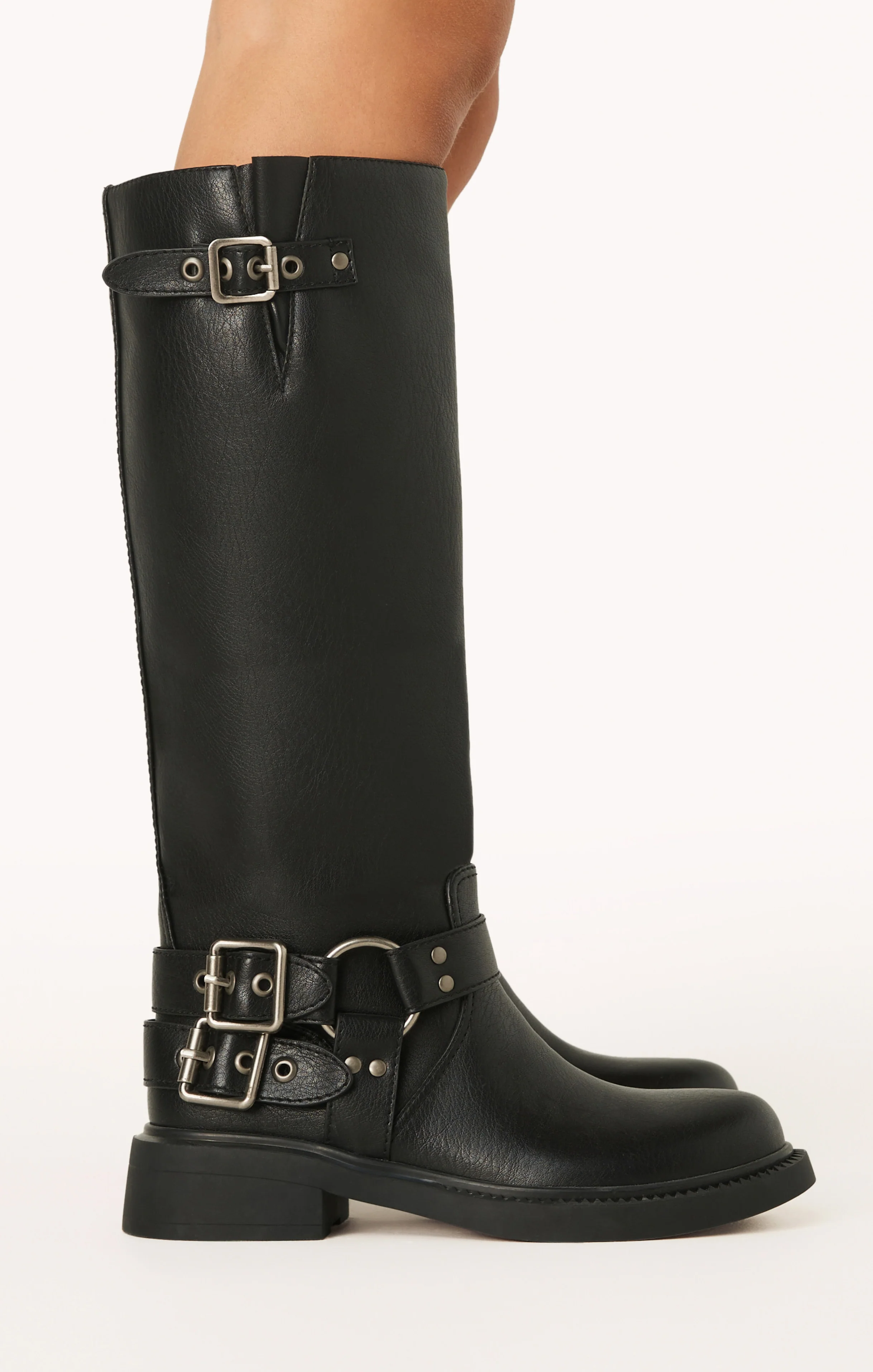 Kaylen Moto Boot ~ Black