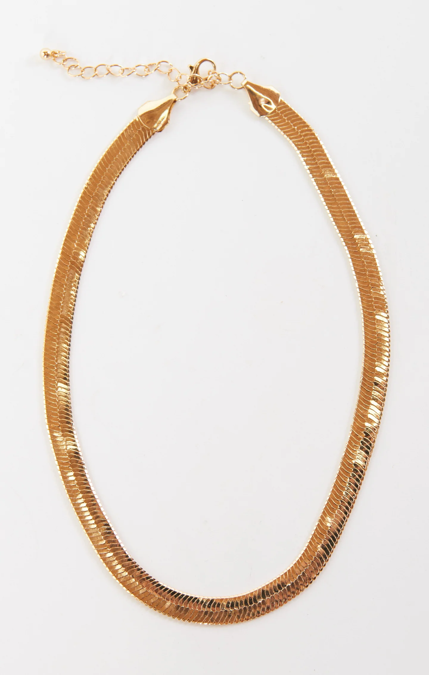 Thick Snake Chain Necklace ~ Gold
