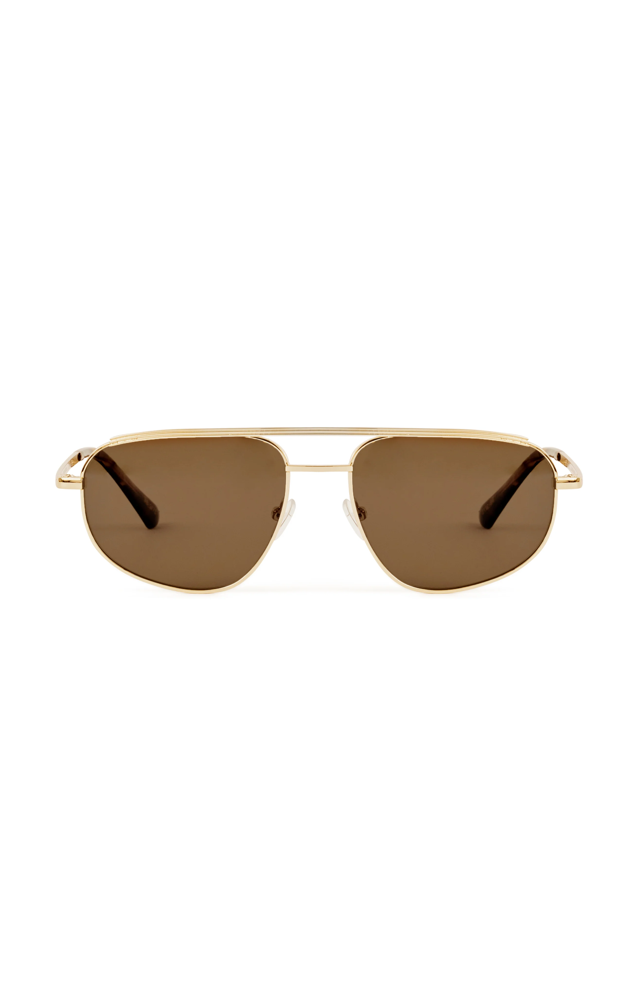 Banbé Eyewear The Halle Sunglasses ~ Gold/Brown
