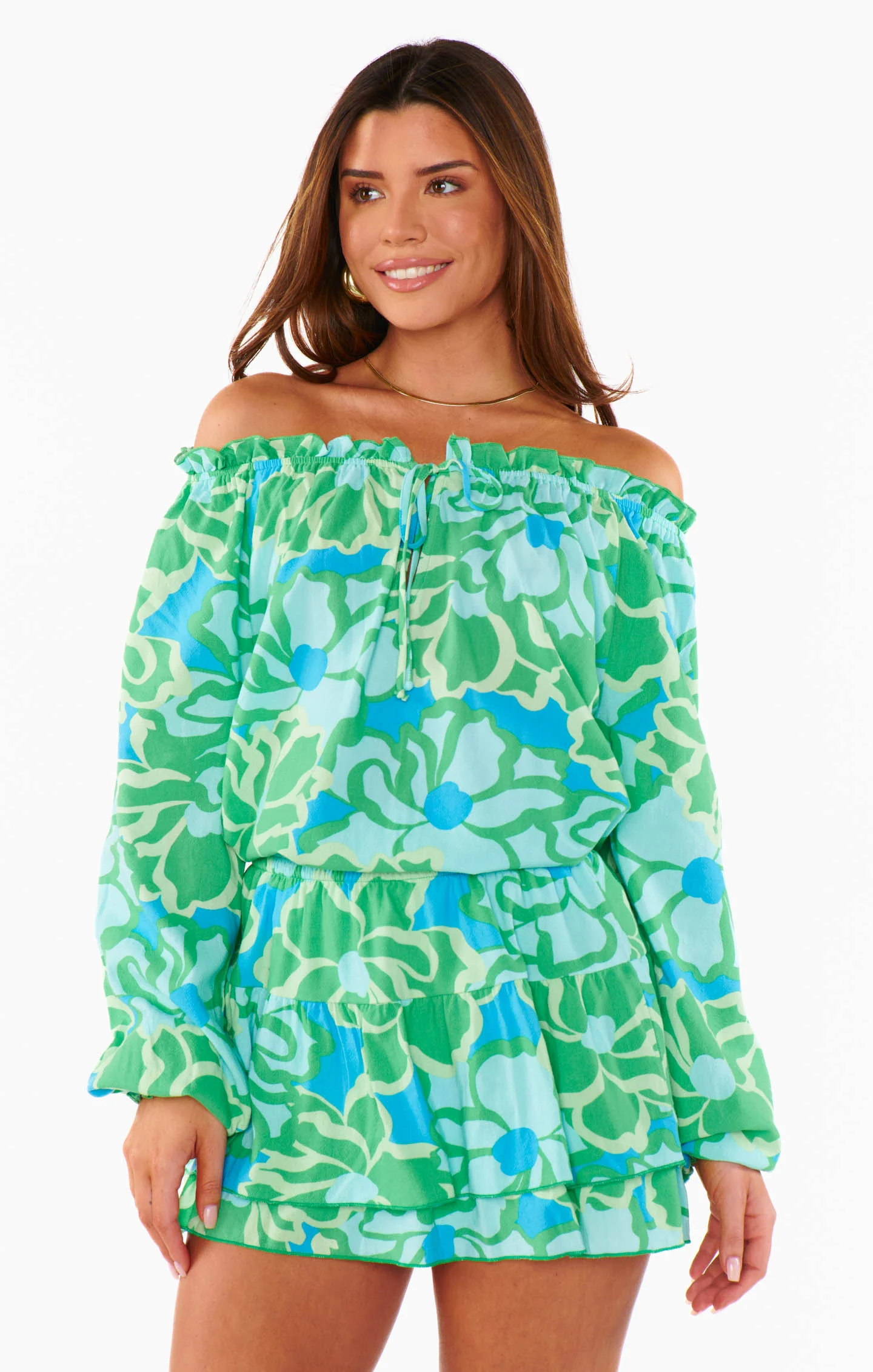 Confused Skort ~ Abstract Poppy Multi