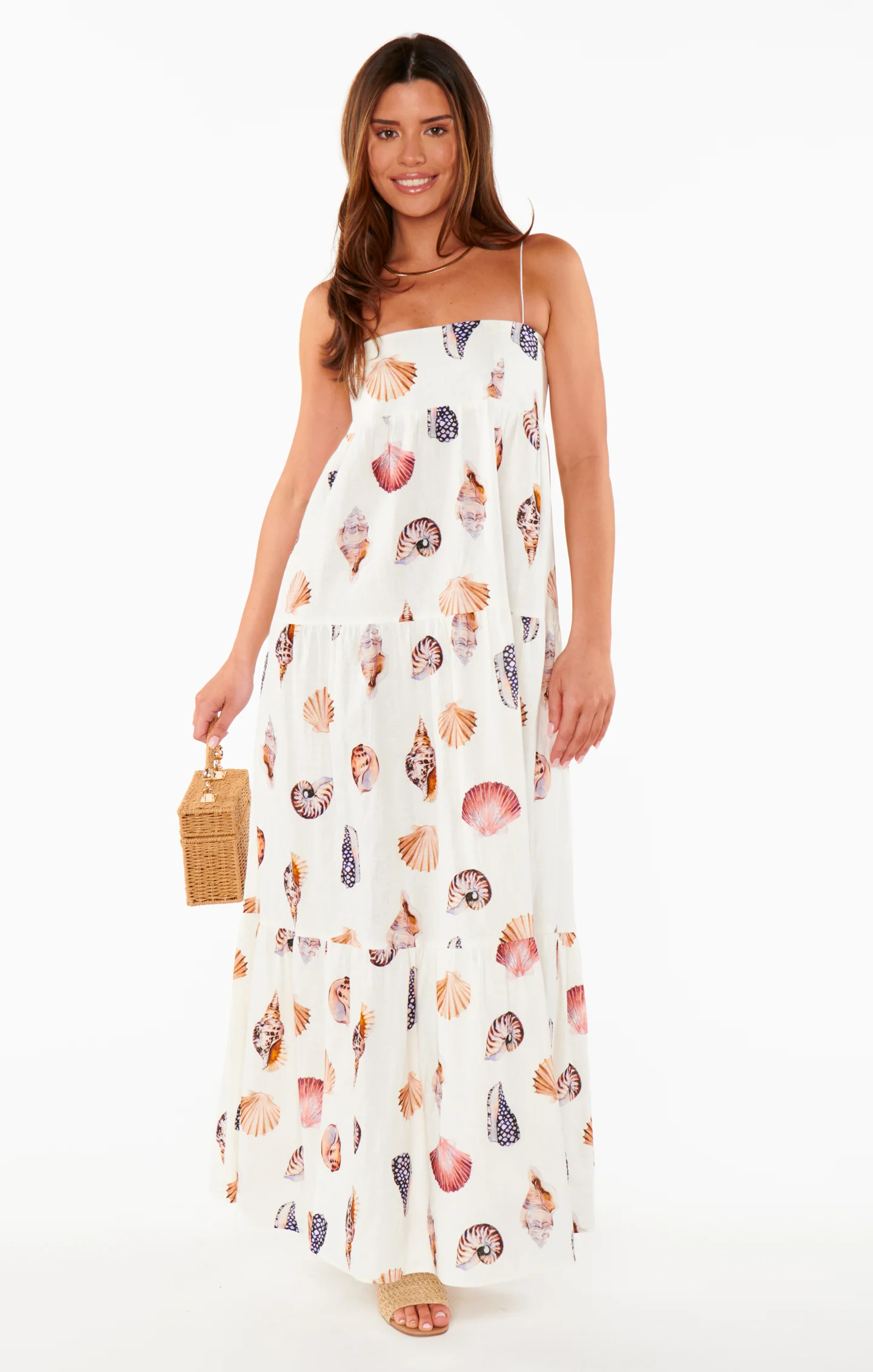 Long Weekend Maxi Dress ~ Shell Linen