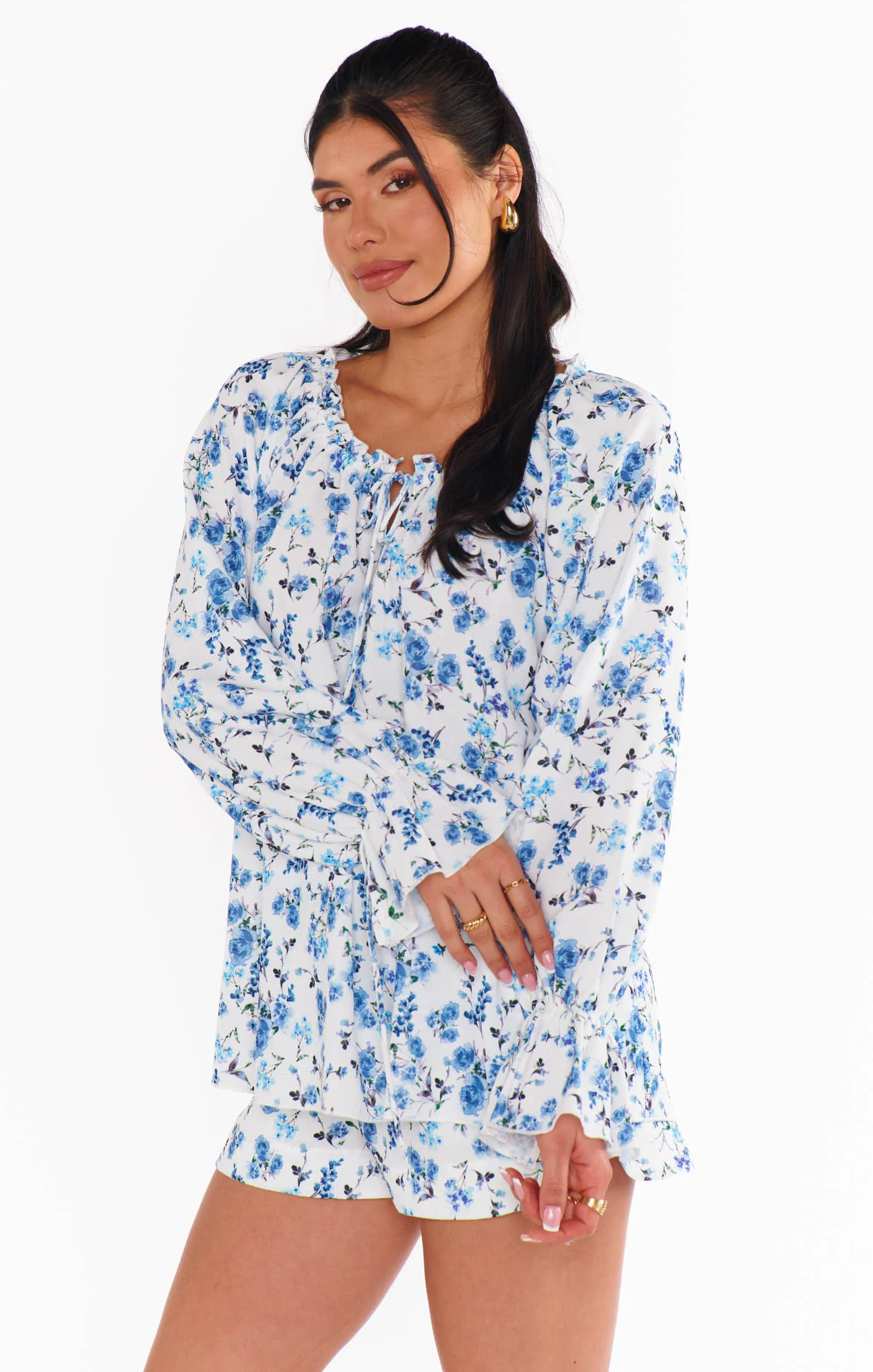 Kinsley Top ~ Blue Bliss