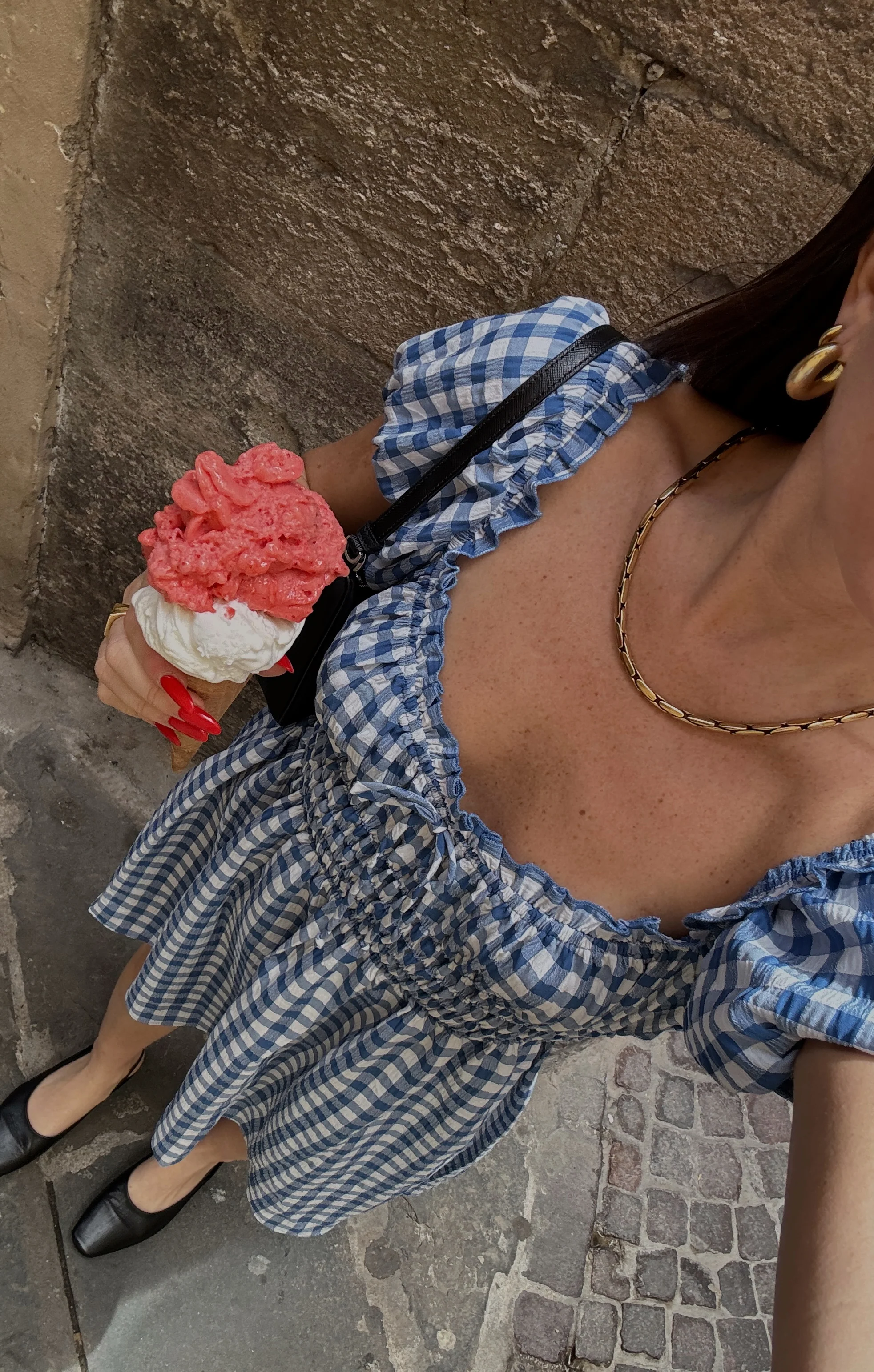 Esme Mini Dress ~ Blue Bounty Gingham