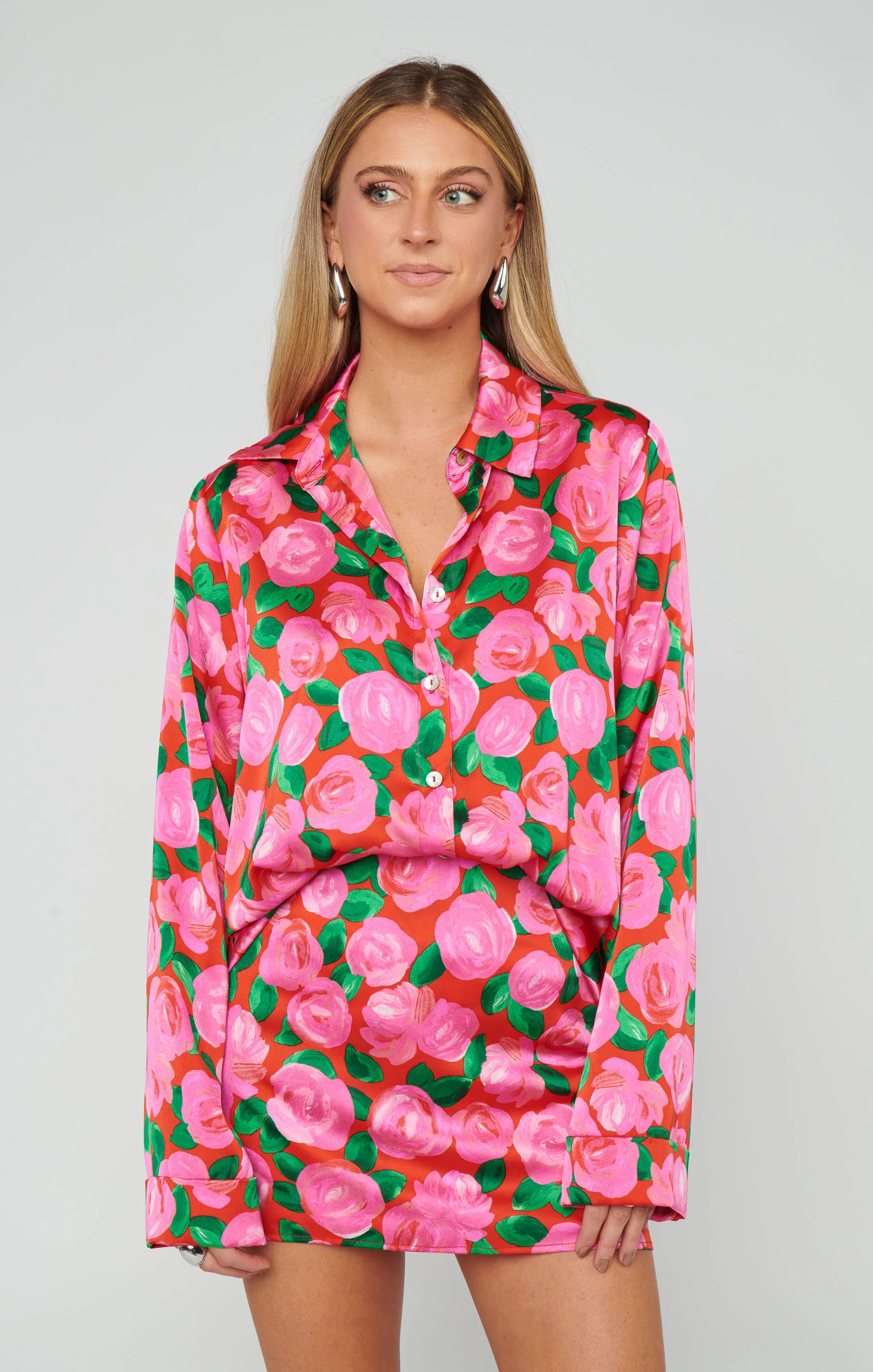 Smith Button Down ~ Rosie Blooms