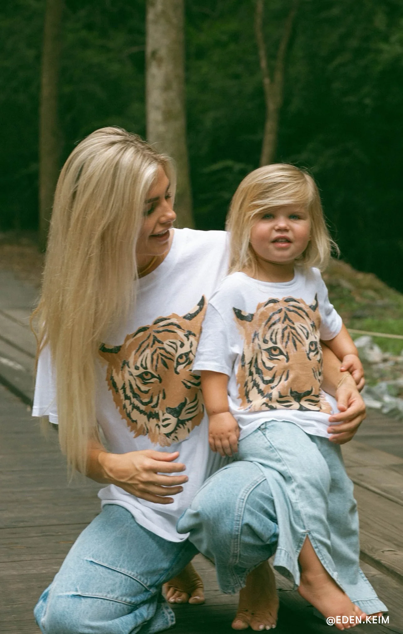 Little Travis Tee ~ Tiger Graphic