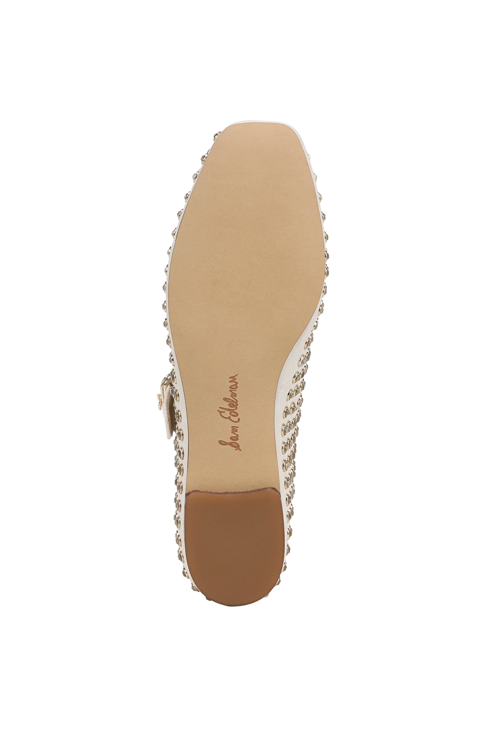 Sam Edelman Michaela Gem Ballet Flat ~ White