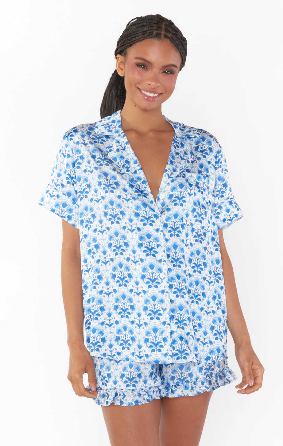 Dreaming PJ Set ~ Blue Floral