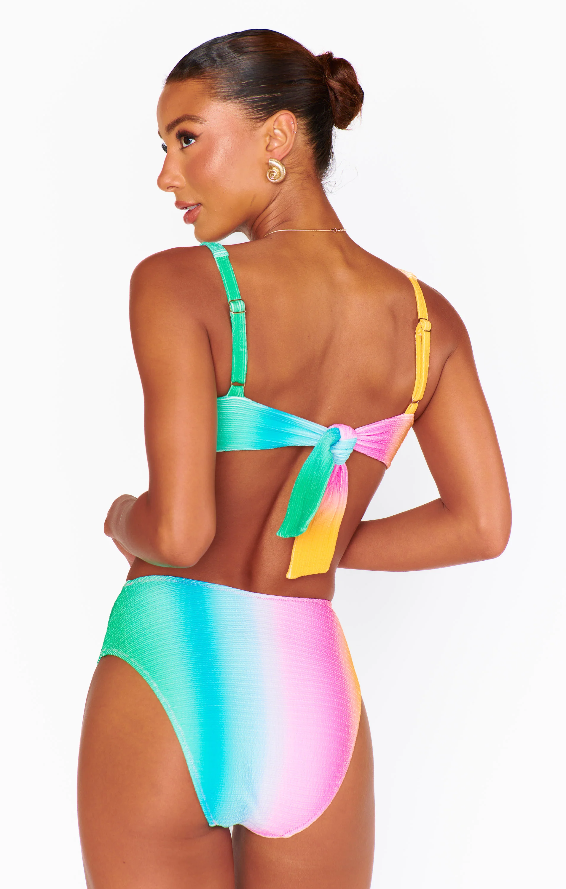 Sanibel Top ~ Ombre Contour Scrunch