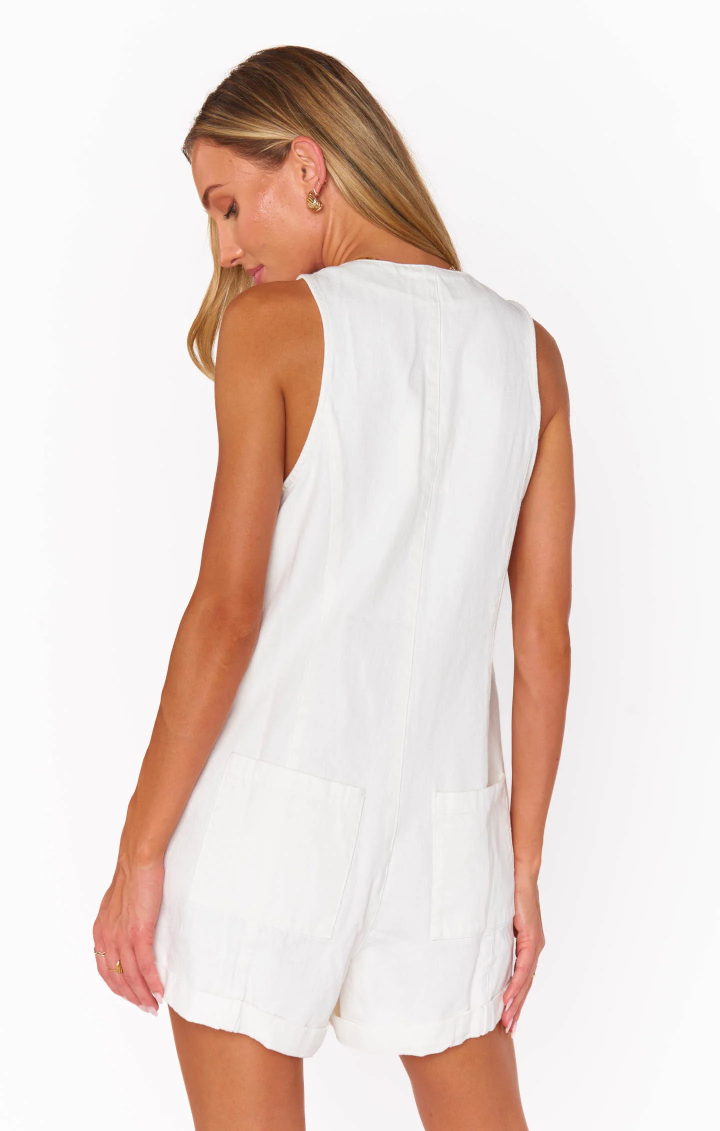 Beach Romper ~ Cream