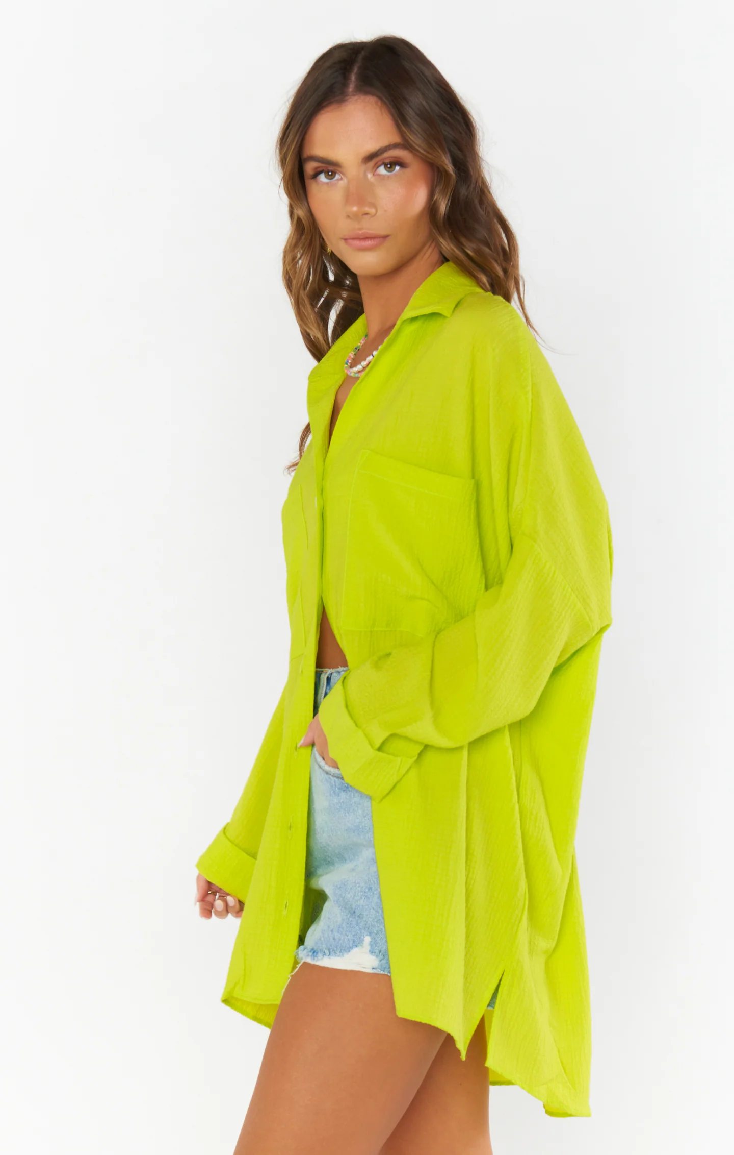 Johns Button Down Shirt ~ Citrine